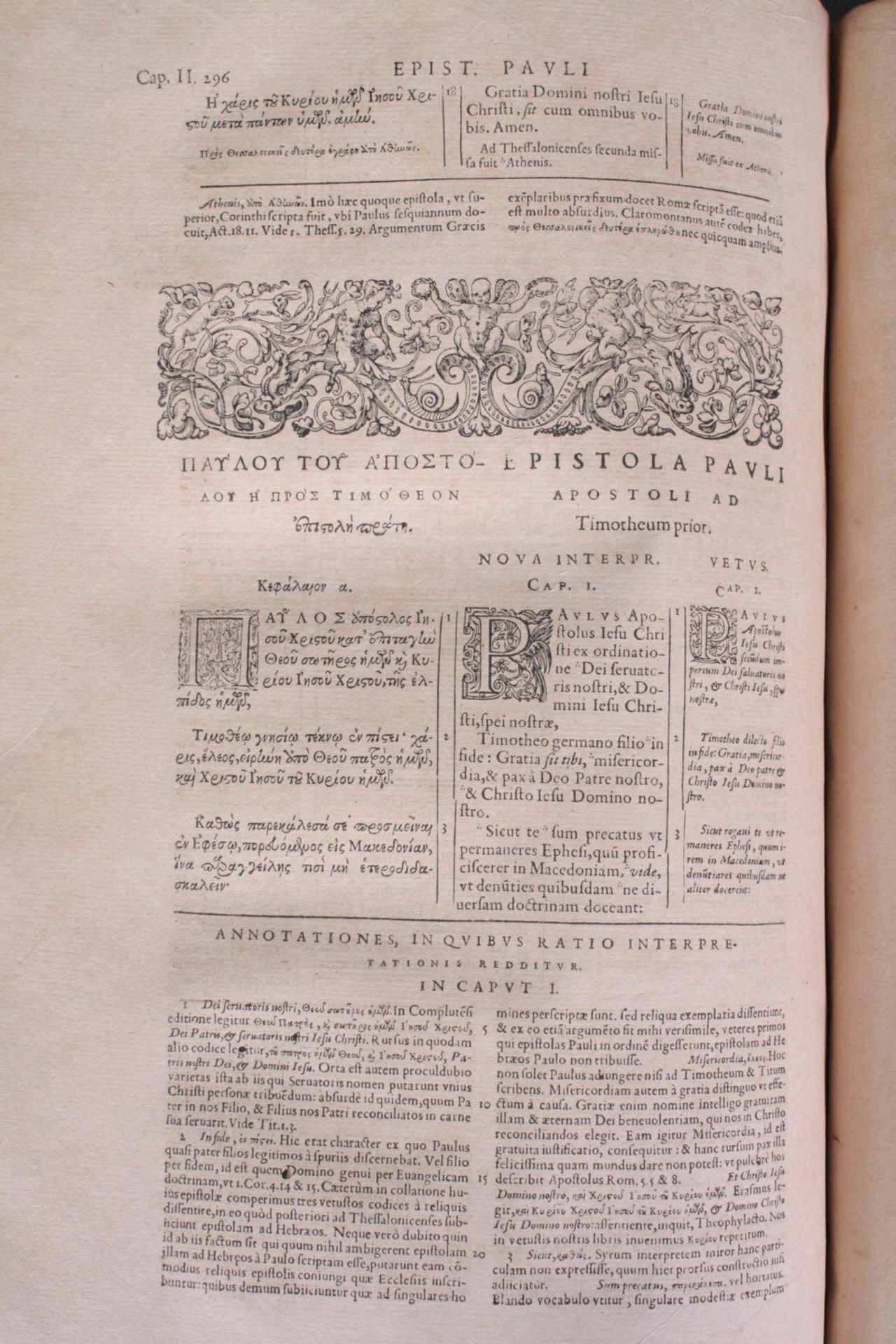 Griechische-Lateinische Bibel, Novum Testamentum 1582 - Bild 14 aus 23