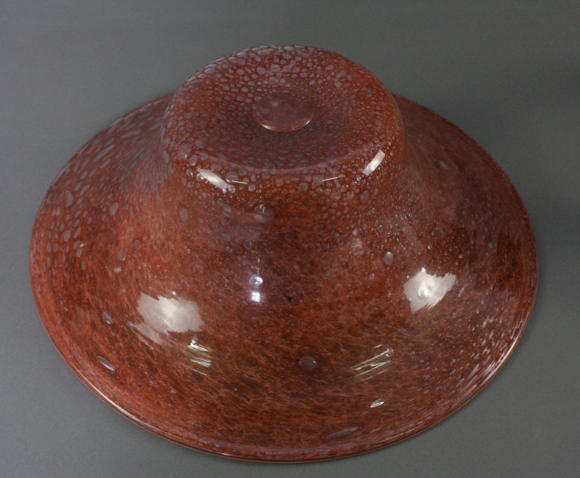 Asiatische Glas-Brunnenschale - Image 3 of 3