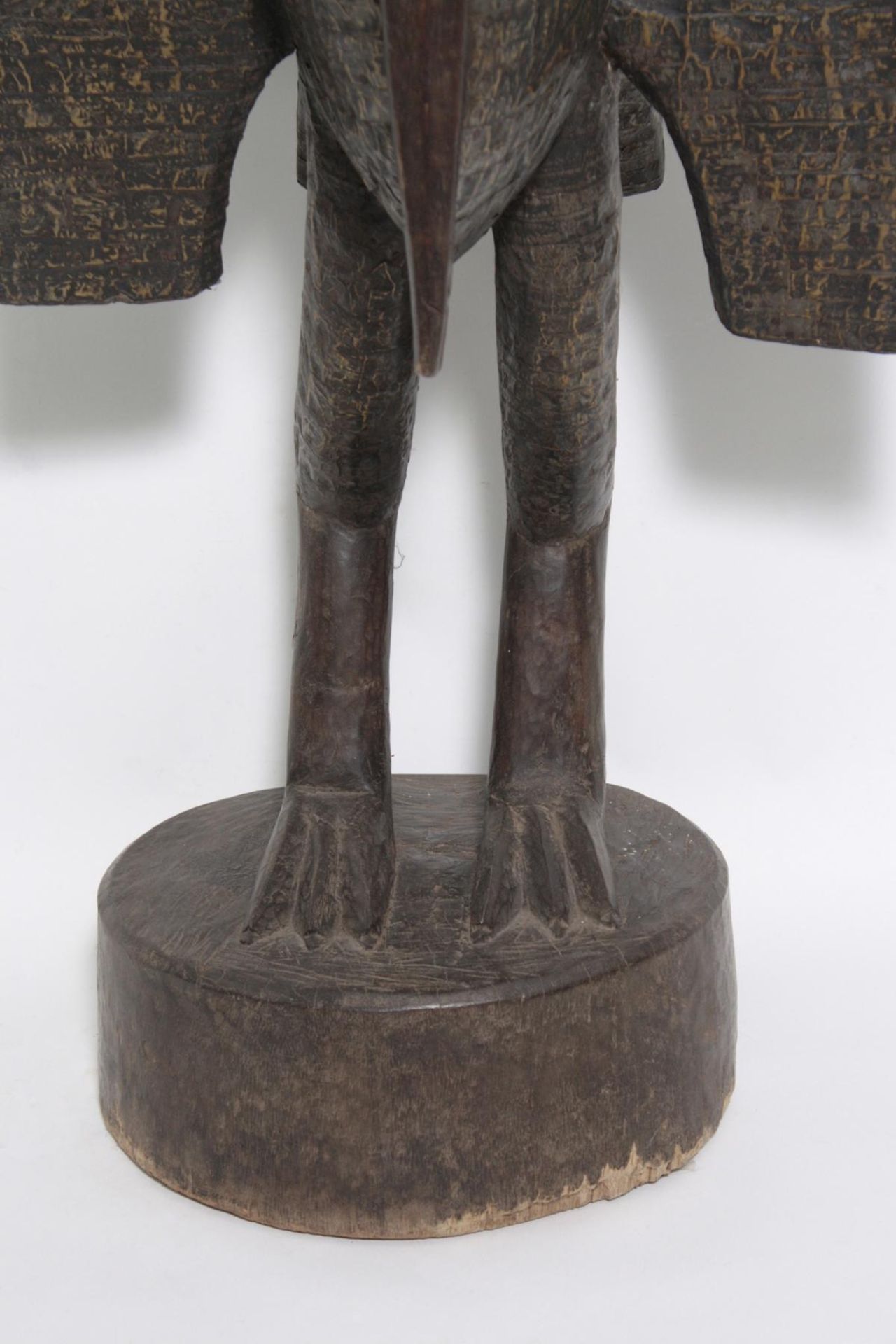 Imposante Vogelfigur, "Calao", Senufo, Elfenbeinküste, 1. Hälfte 20. Jh. - Bild 4 aus 11