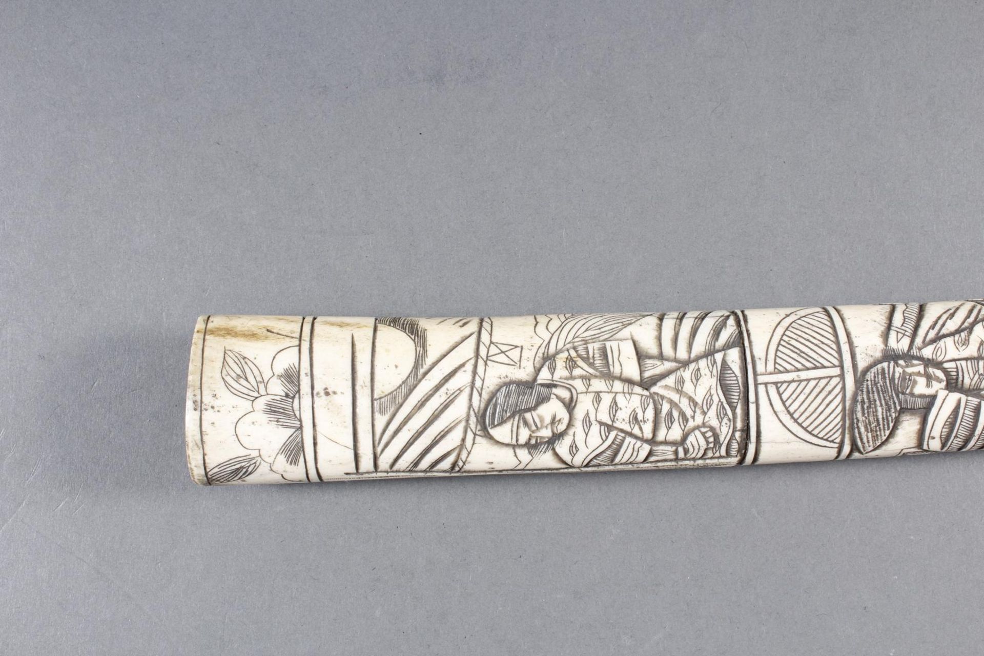 Kurzschwert aus Hirschhorn, Japan Meiji Periode - Image 12 of 12