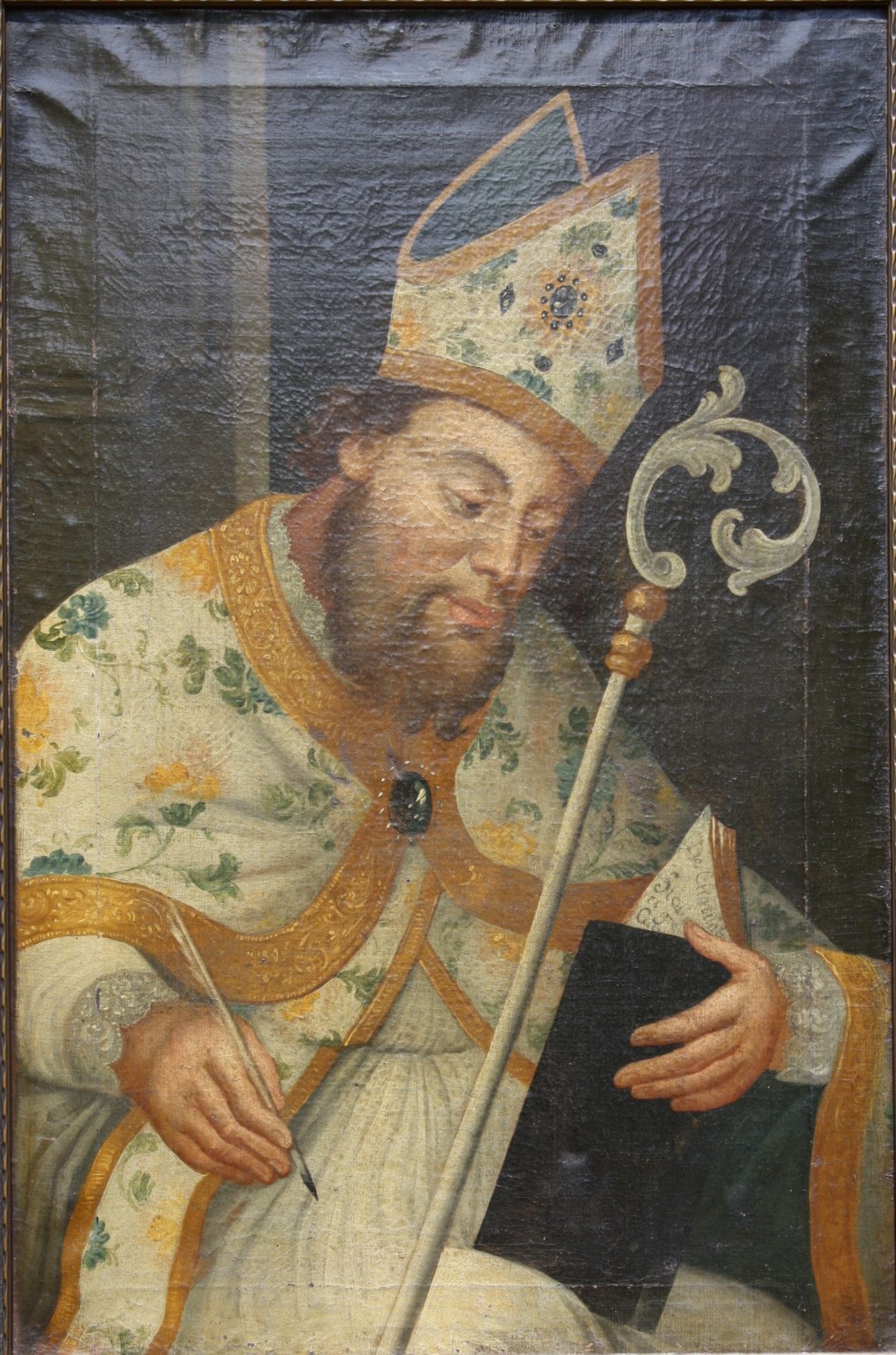 Heiliger Ambrosius, wohl 17. Jahrhundert - Image 2 of 5