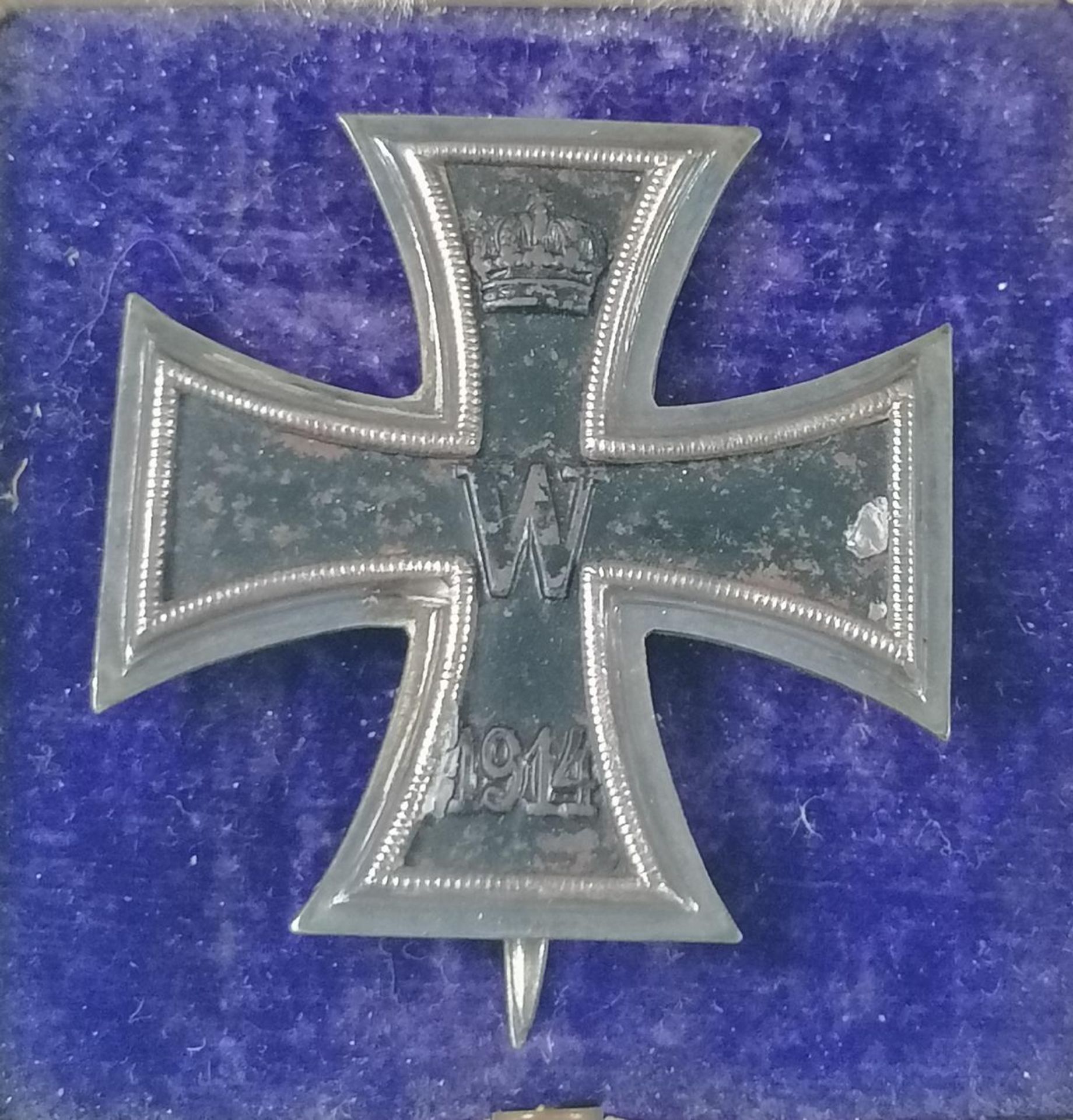 Eisernes Kreuz 1914 an Nadel, 1. Klasse in Etui - Image 2 of 4