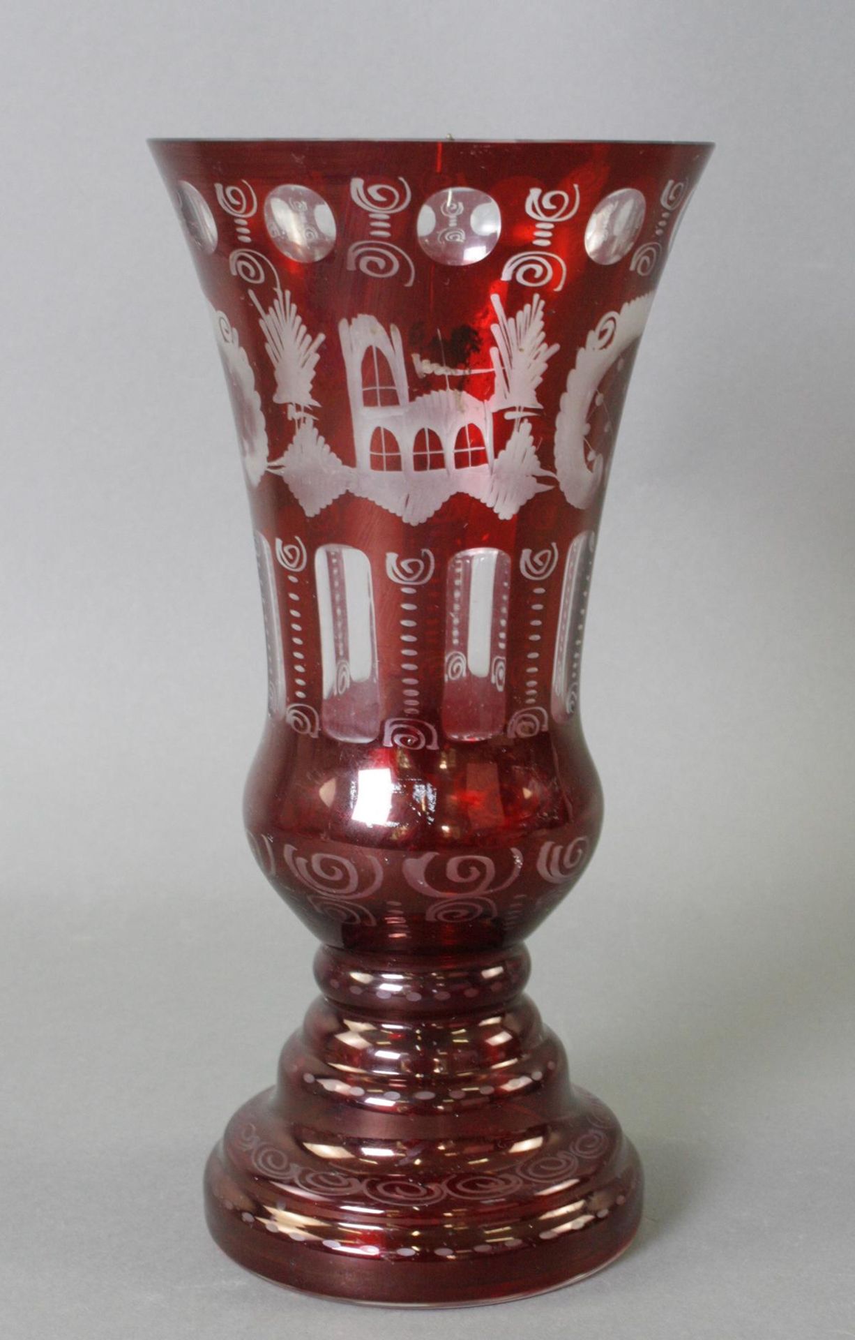 Große Vase, Böhmen 1. Hälfte 20. Jahrhundert