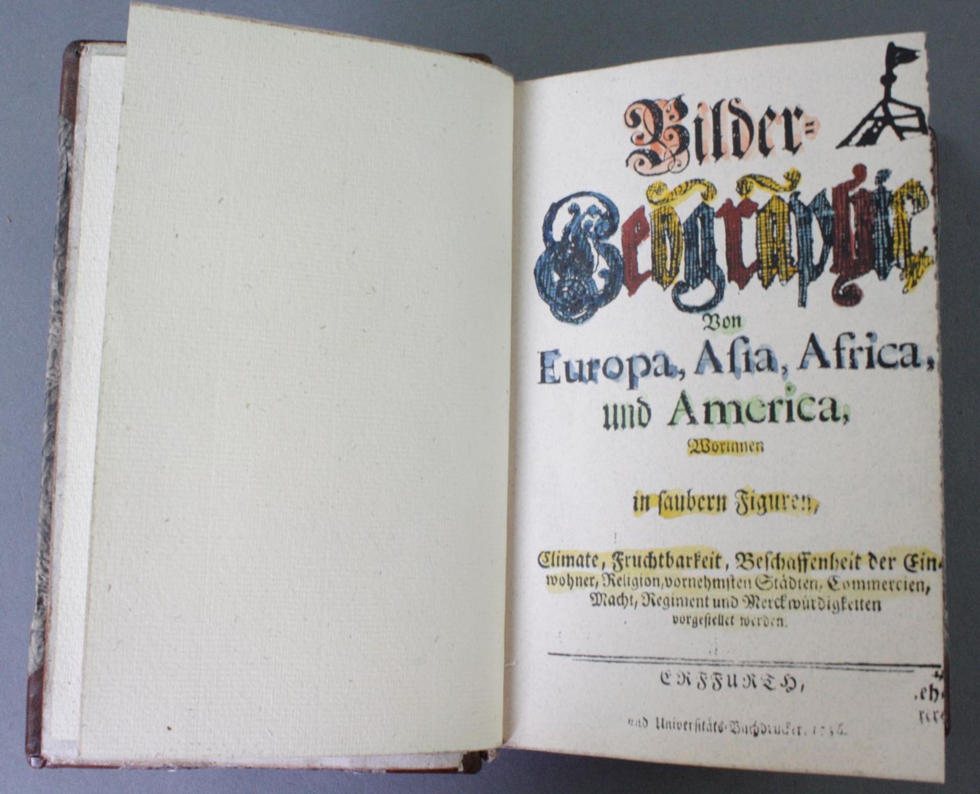 Bilder-Geographie von Europa, Asia, Africa und America - Holzschnitte - 1736 - Bild 2 aus 11