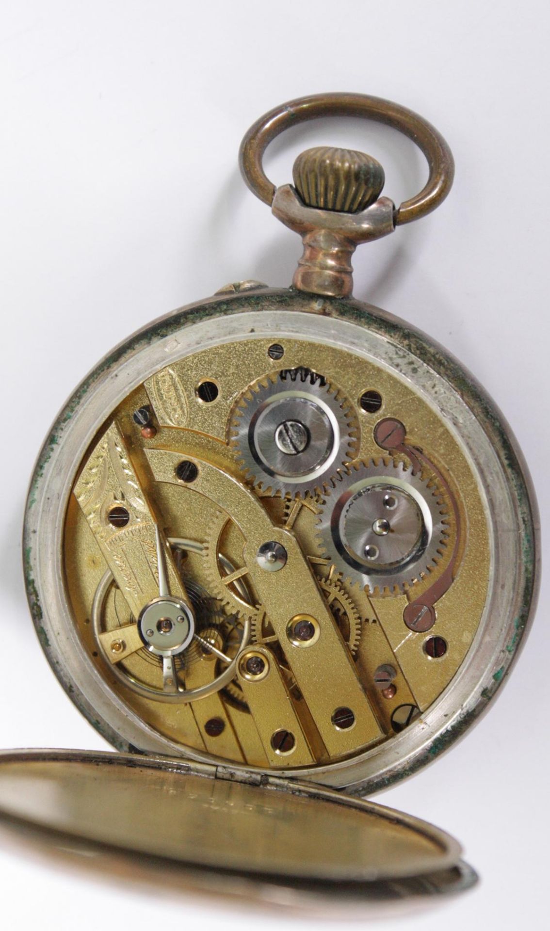 Silberne Herrentschenuhr um 1900 - Image 4 of 5