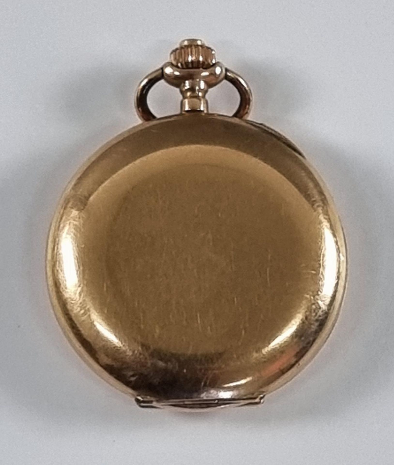 Goldene Damentaschenuhr, 14 Karat Gelbgold