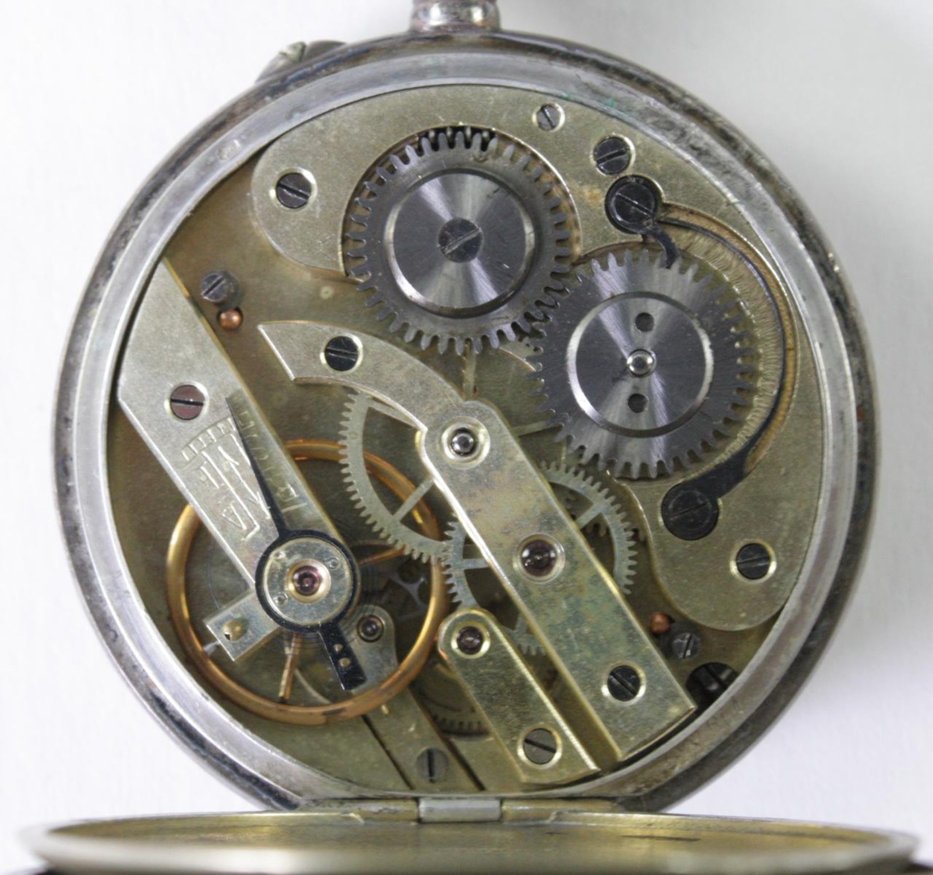 Silberne RHEIN Taschenuhr um 1910 - Image 3 of 5