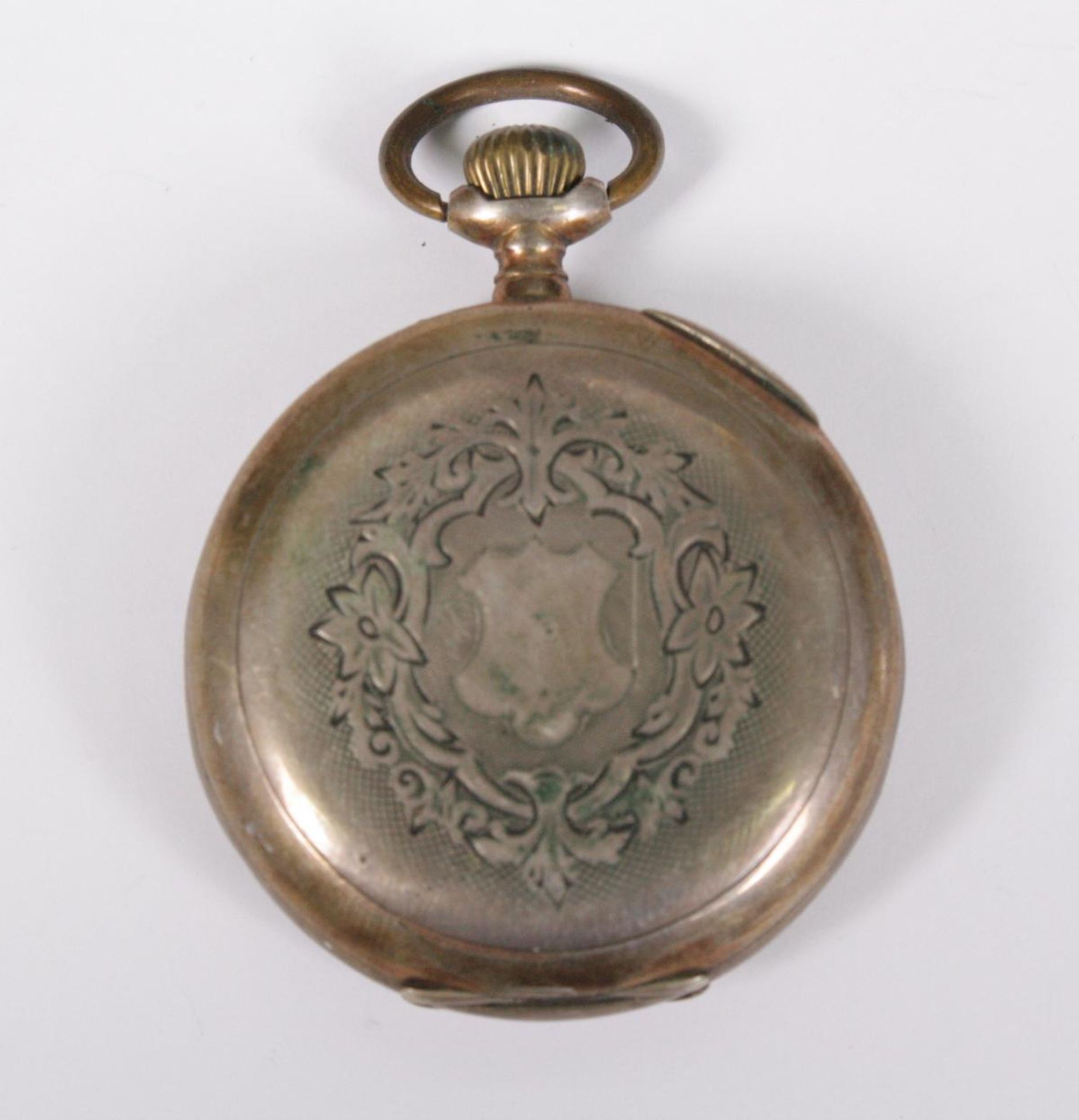 Silberne Herrentschenuhr um 1900 - Image 2 of 5