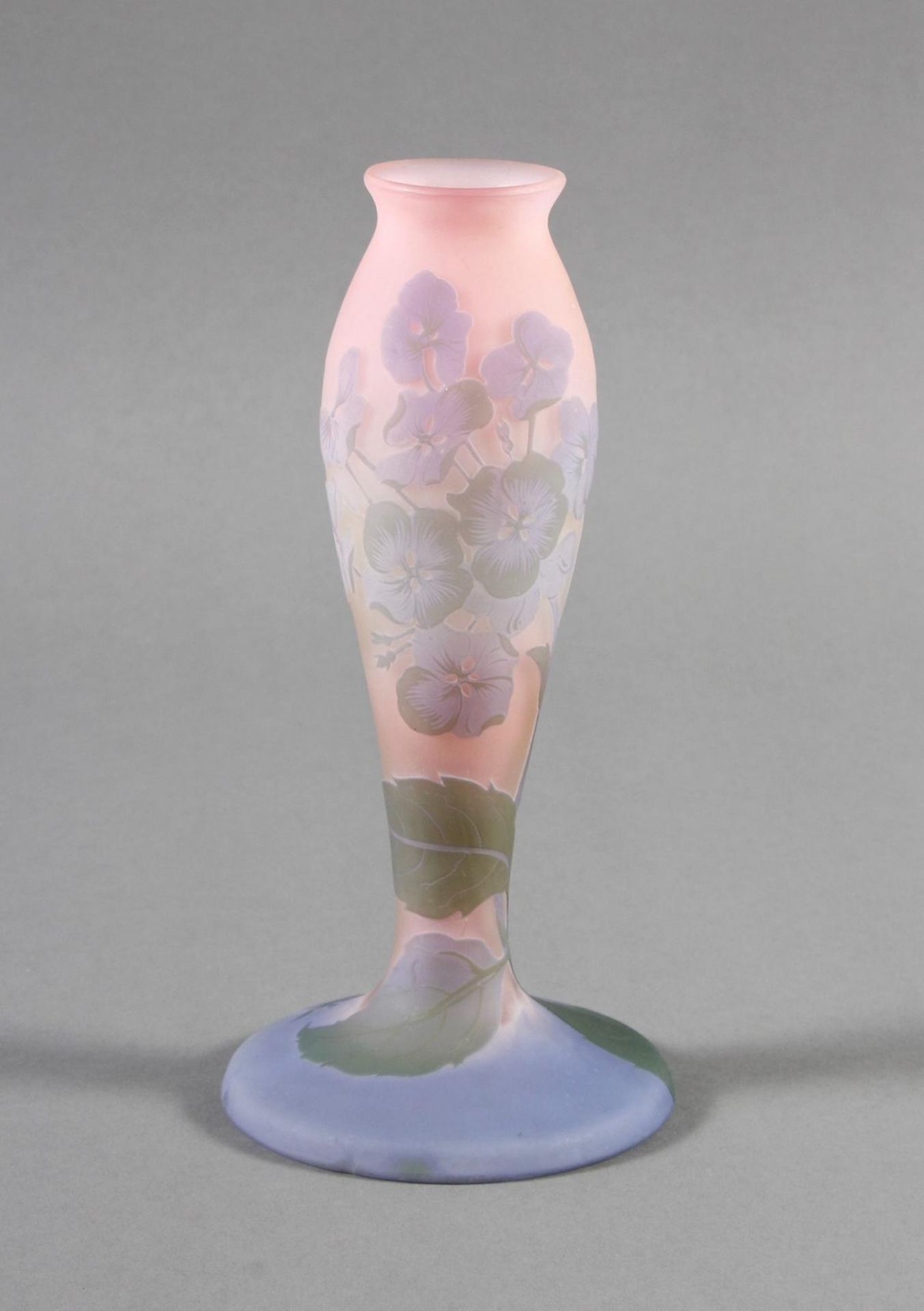 Jugendstil Vase, Emile Gallè Nancy, Frankreich um 1905