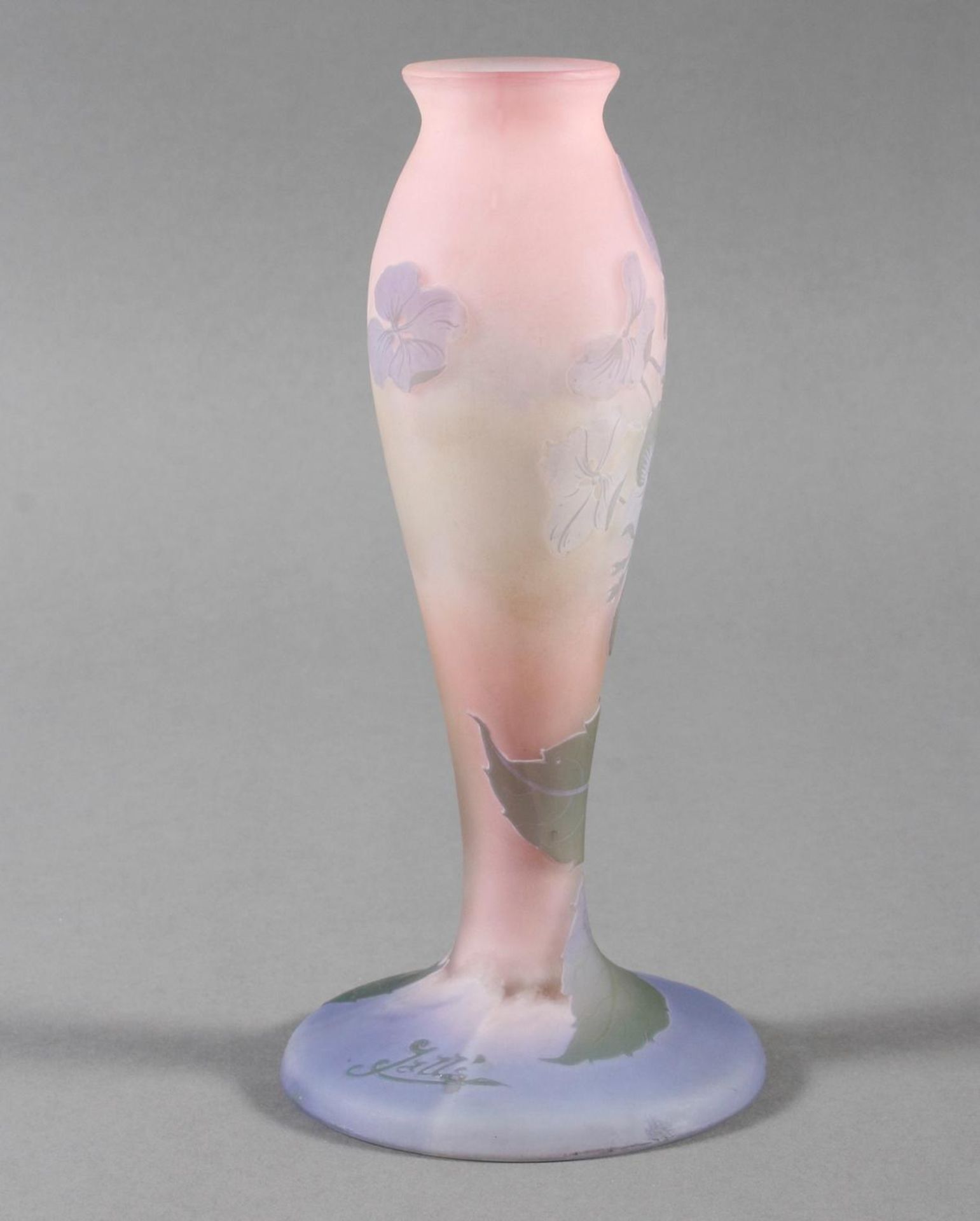 Jugendstil Vase, Emile Gallè Nancy, Frankreich um 1905 - Image 3 of 7
