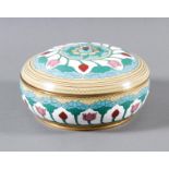 Cloisonné Deckelschale, China um 1905