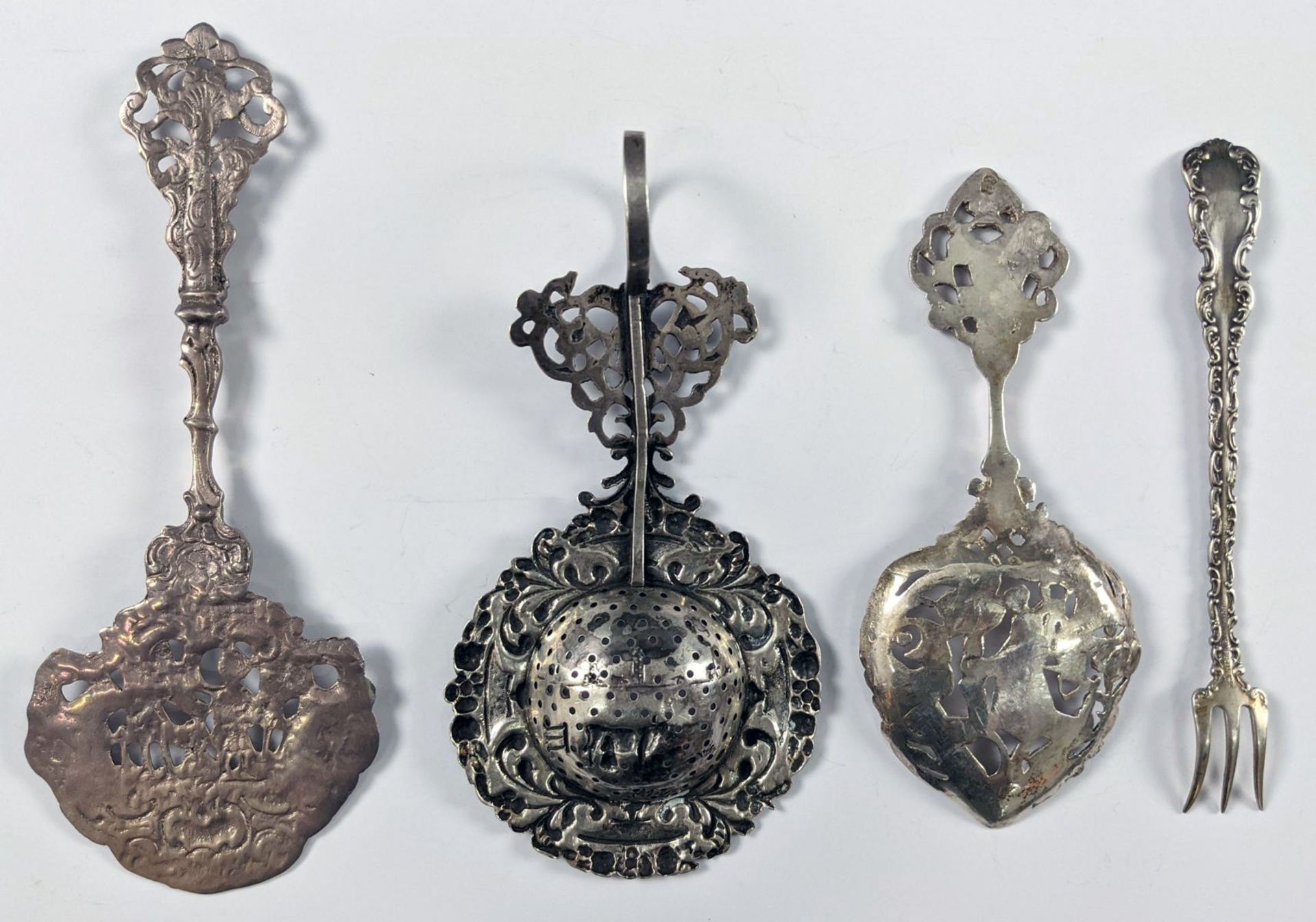 Konvolut antikes Silber aus dem 19. Jarhundert - Bild 2 aus 7