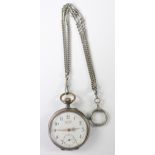 Silberne RHEIN Taschenuhr um 1910