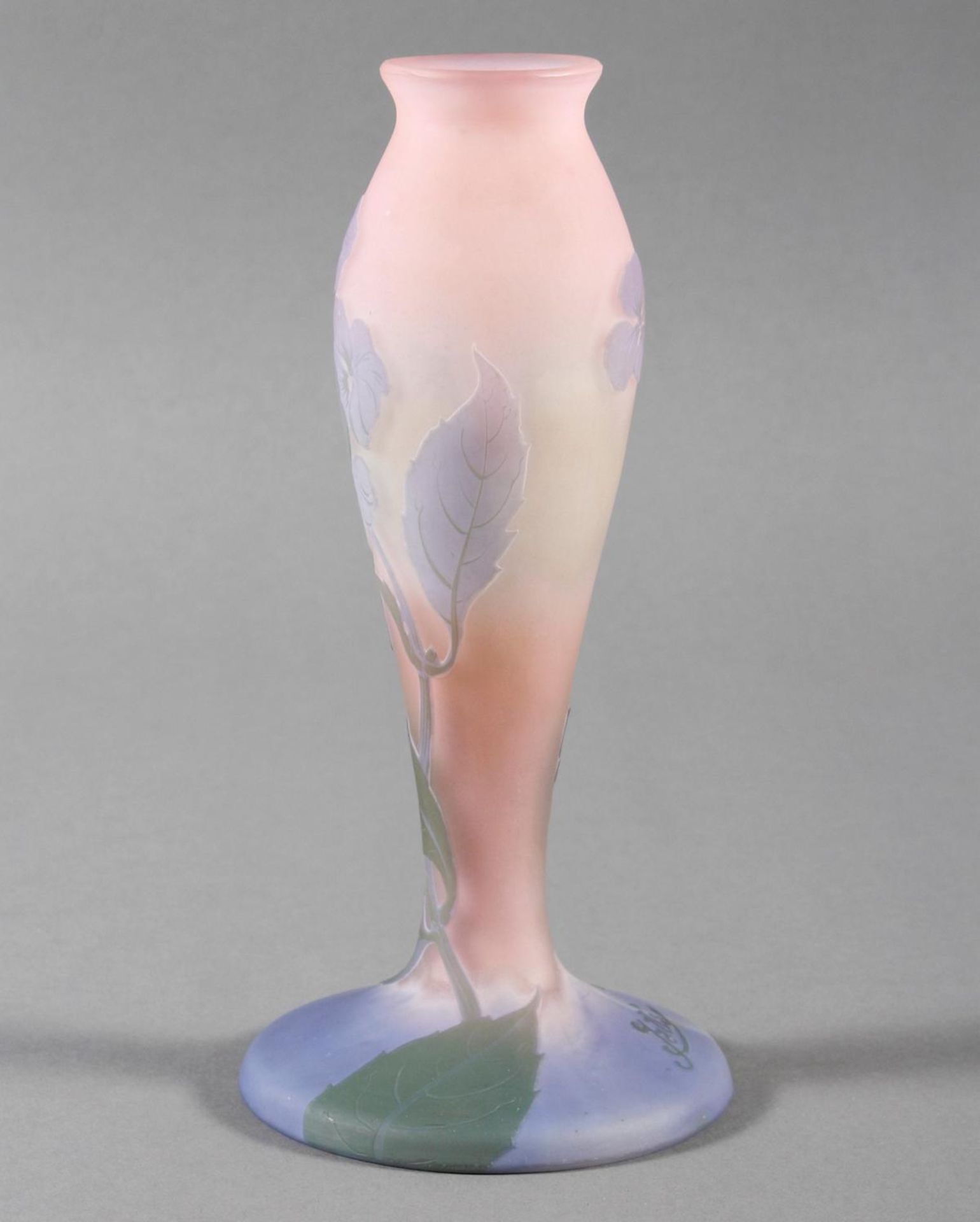 Jugendstil Vase, Emile Gallè Nancy, Frankreich um 1905 - Image 5 of 7