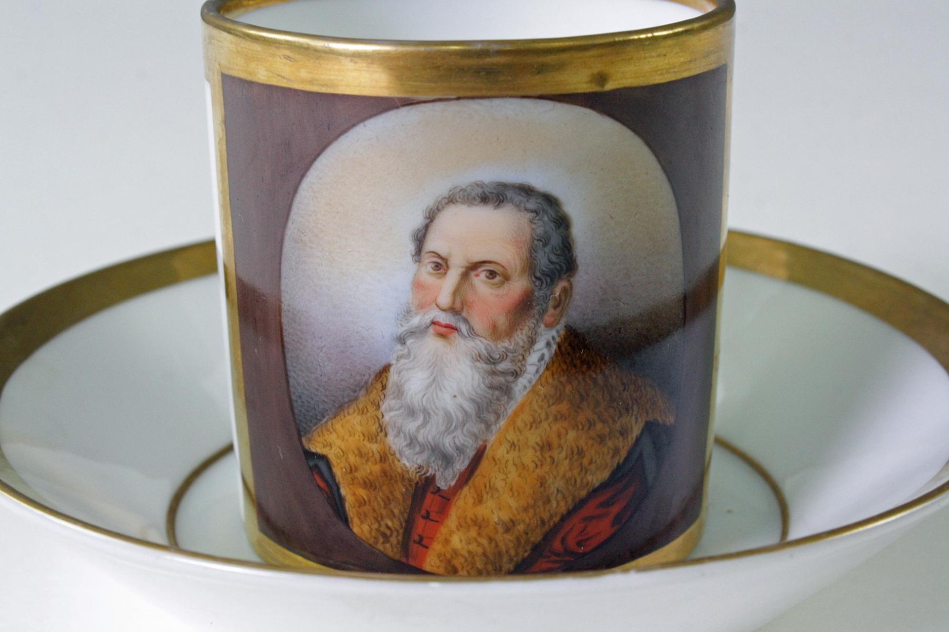 Biedermeier Tasse mitte 19. Jahrhundert - Bild 3 aus 5