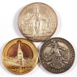 3 Medaillen Thema Schützen 1893-1897