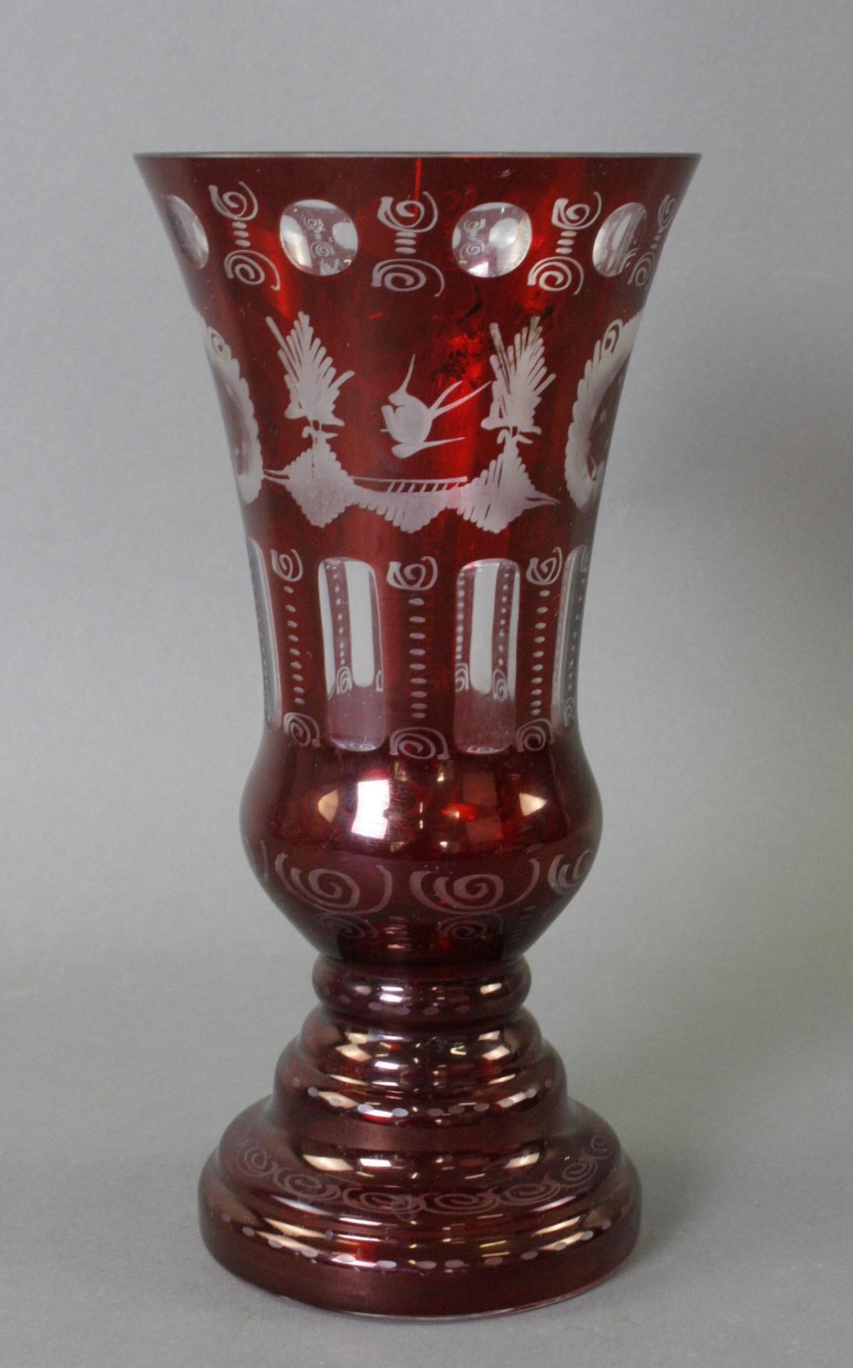 Große Vase, Böhmen 1. Hälfte 20. Jahrhundert - Image 2 of 4