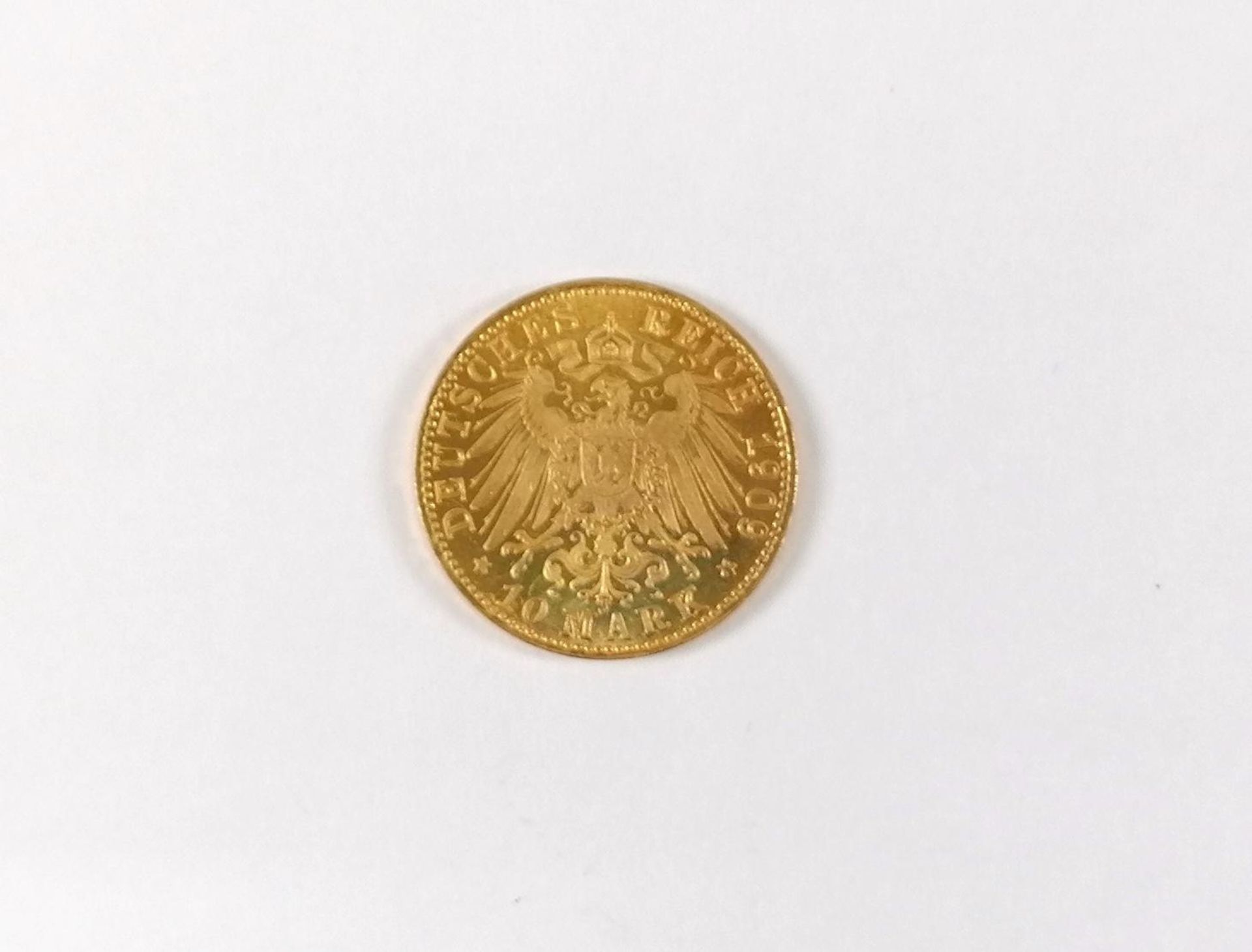 Deutsches Reich 10 Mark 1900 E, Sachsen - Bild 2 aus 2