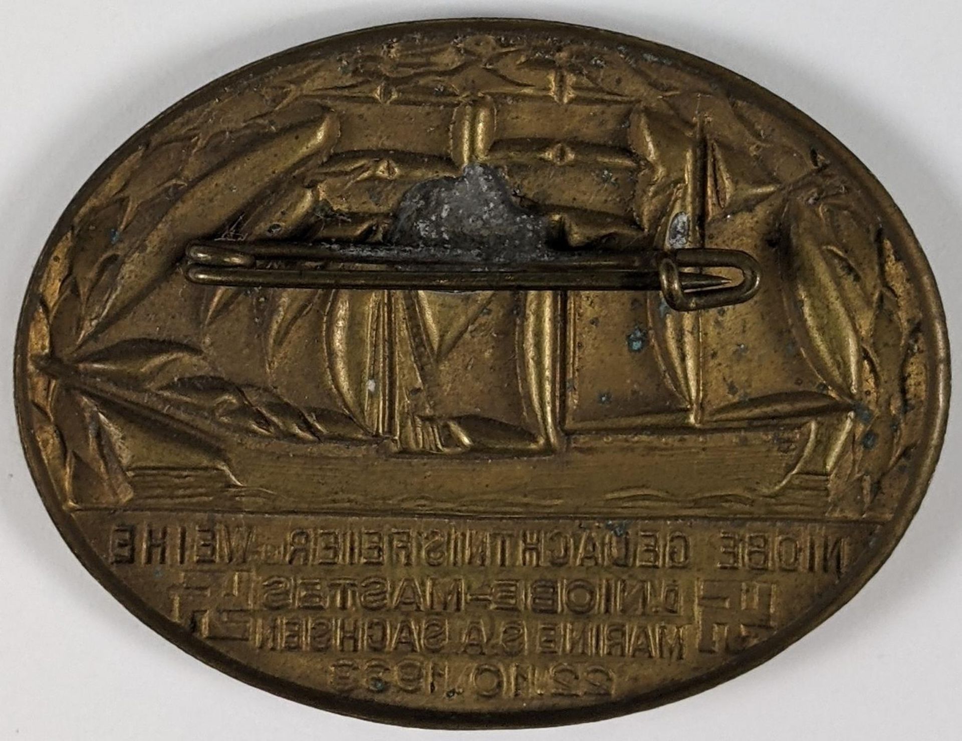 Abzeichen; Niobe Gedächtnisfeier, Marine SA Sachsen 22.10.1933 - Bild 2 aus 2