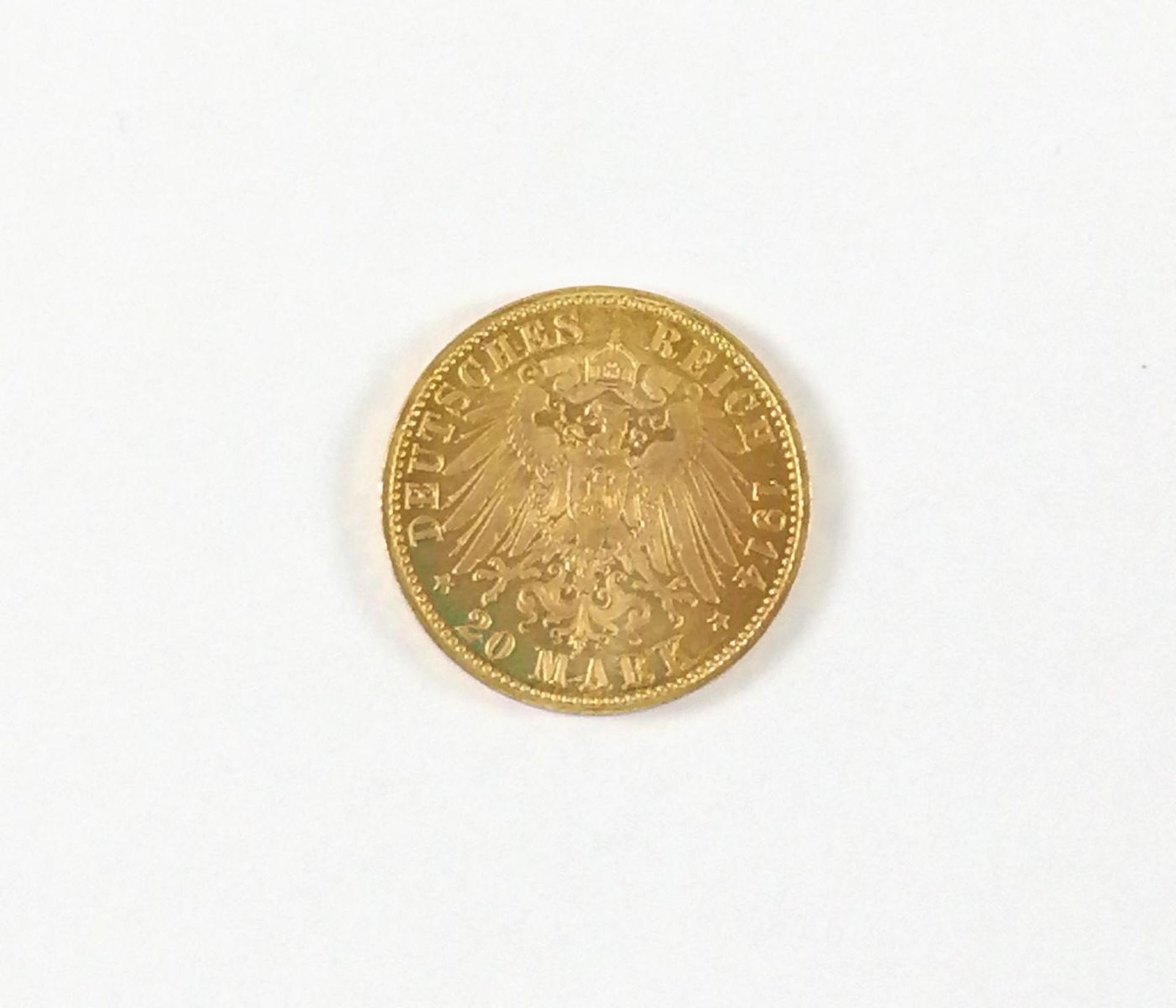 Deutsches Reich  20 Mark 1914 A, Preußen - Bild 2 aus 2