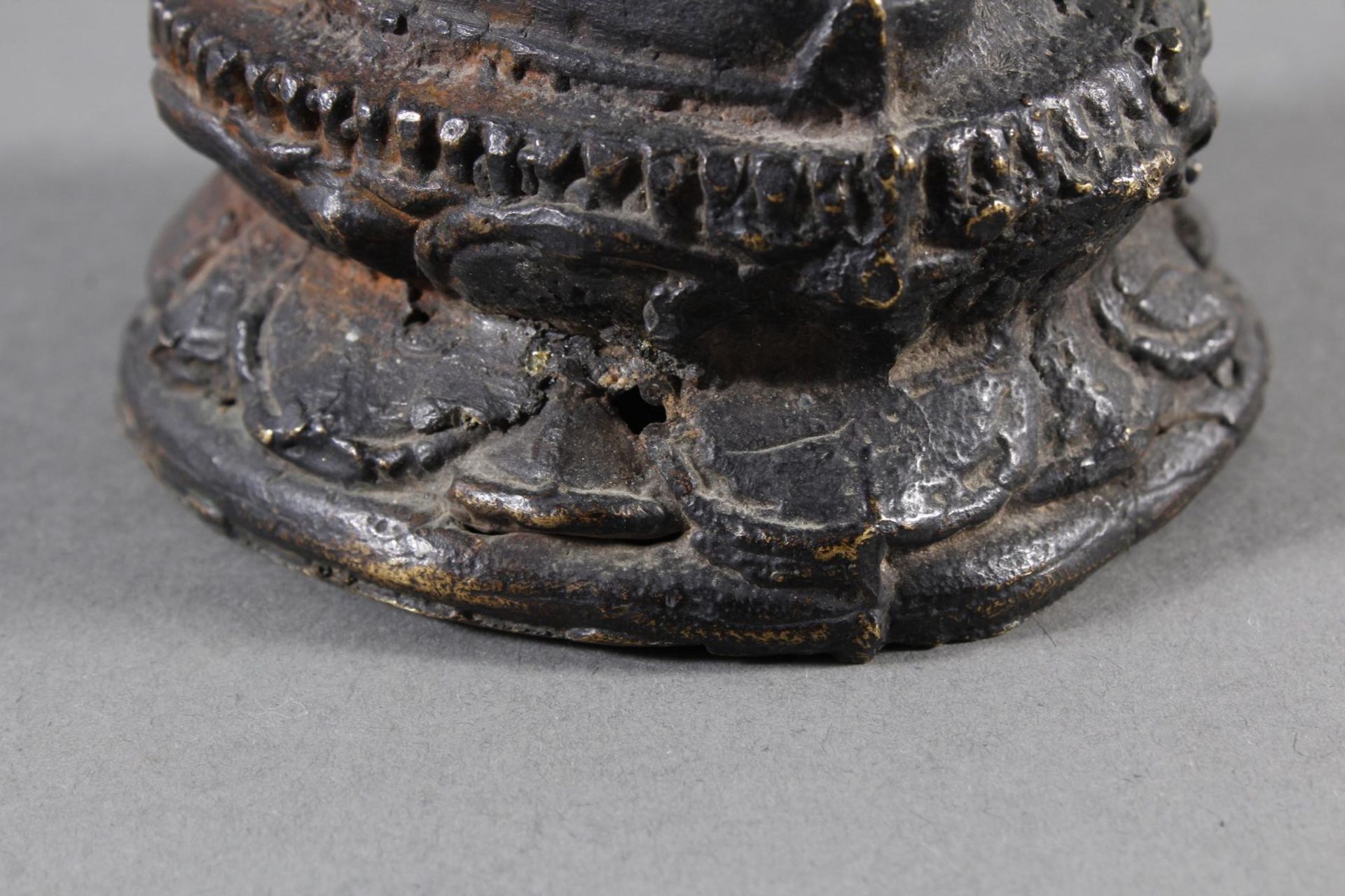 Bronze Buddha, Indonesien, 18./19. Jahrhundert - Bild 7 aus 11