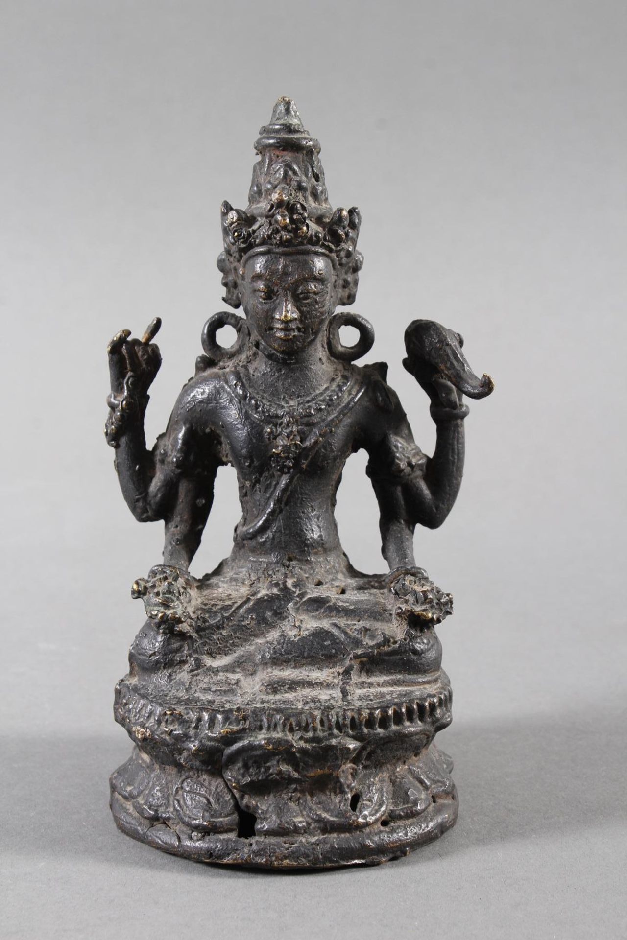 Bronze Buddha, Indonesien, 18./19. Jahrhundert