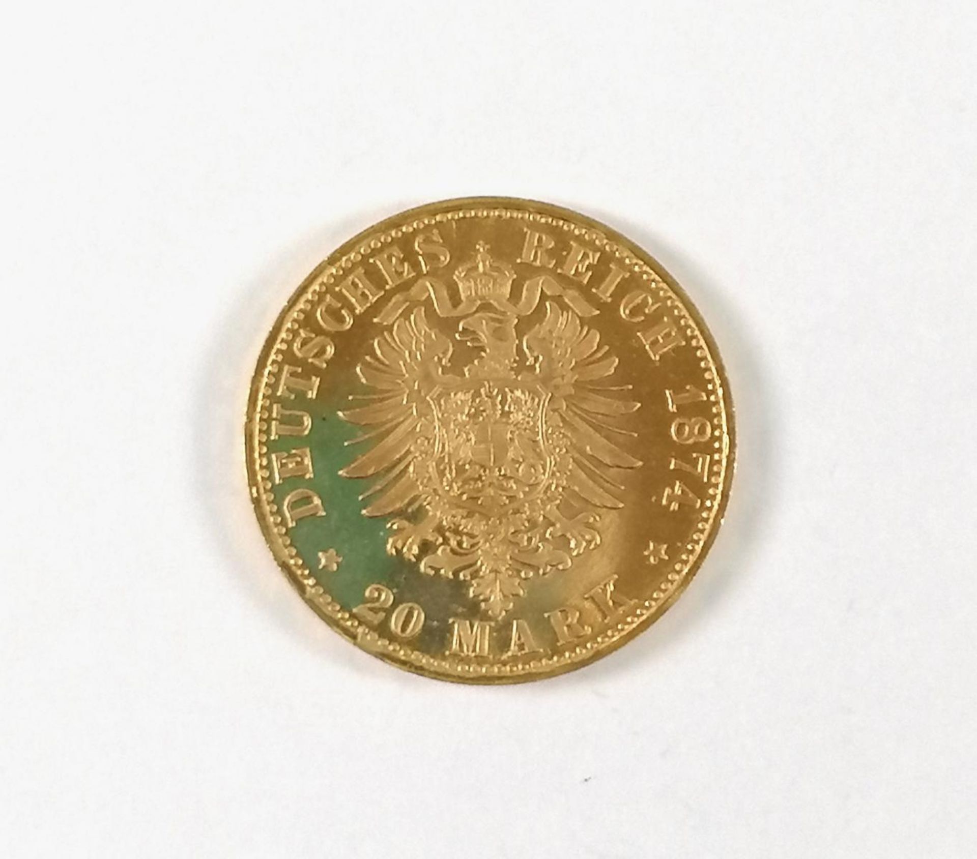 Deutsches Reich  20 Mark 1874 G - Bild 2 aus 2