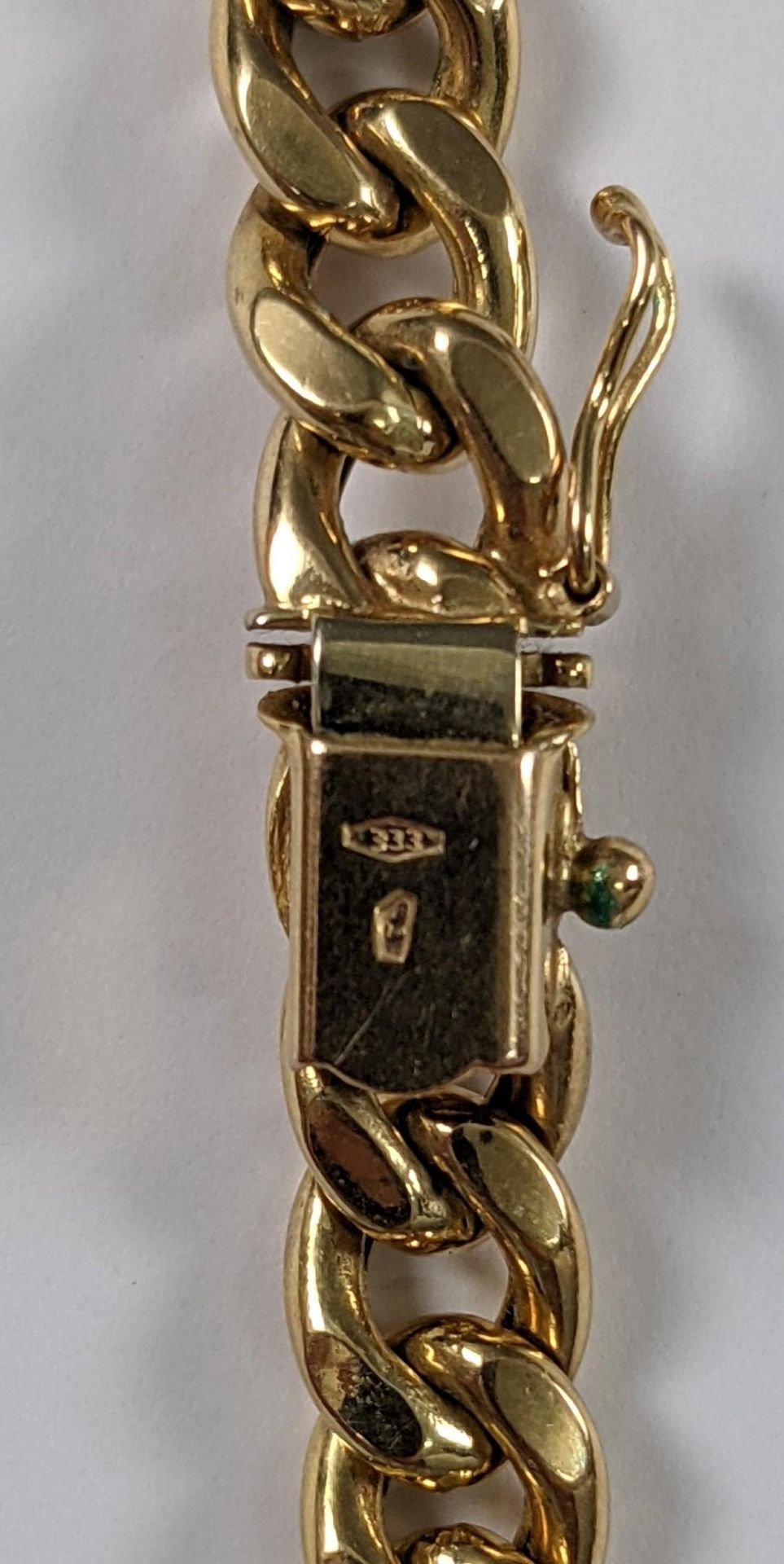 Halskette 8 Karat Weiß- und Gelbgold - Image 2 of 2