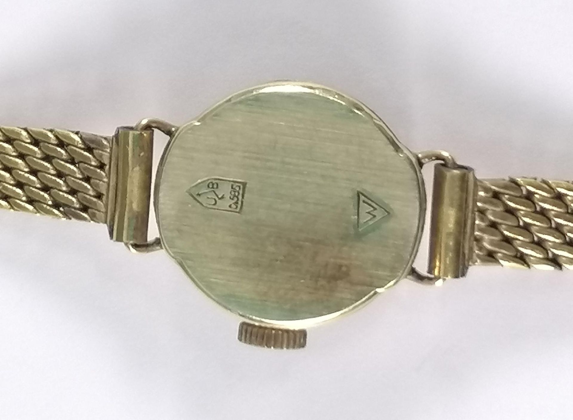 Damenarmbanduhr Condor, Gehäuse aus 14 Karat Gelbgold - Bild 4 aus 5