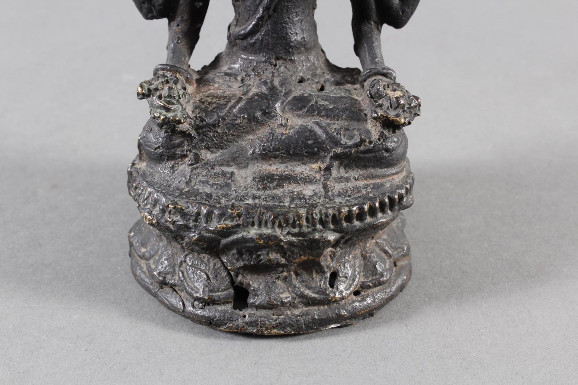 Bronze Buddha, Indonesien, 18./19. Jahrhundert - Bild 4 aus 11