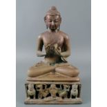 Buddha aus Bronze, Thailand wohl 18./19.Jh.