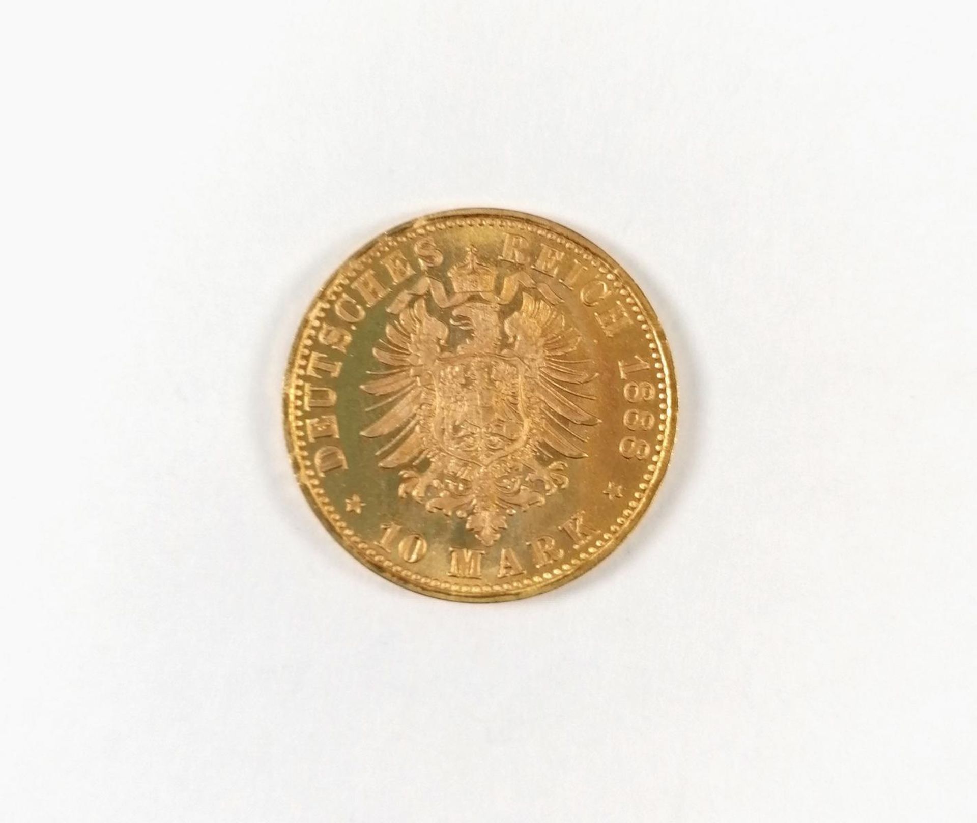 Deutsches Reich 10 Mark 1888 A, Preußen - Bild 2 aus 2