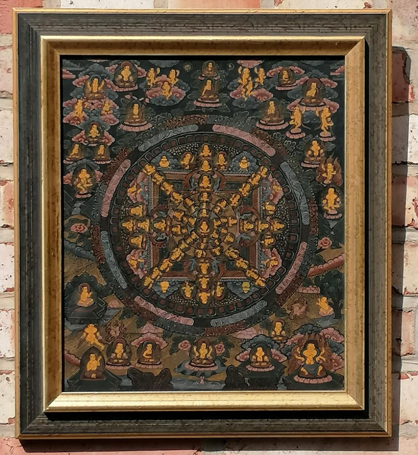 Thangka-Mandala, Tibet 20. Jahrhundert