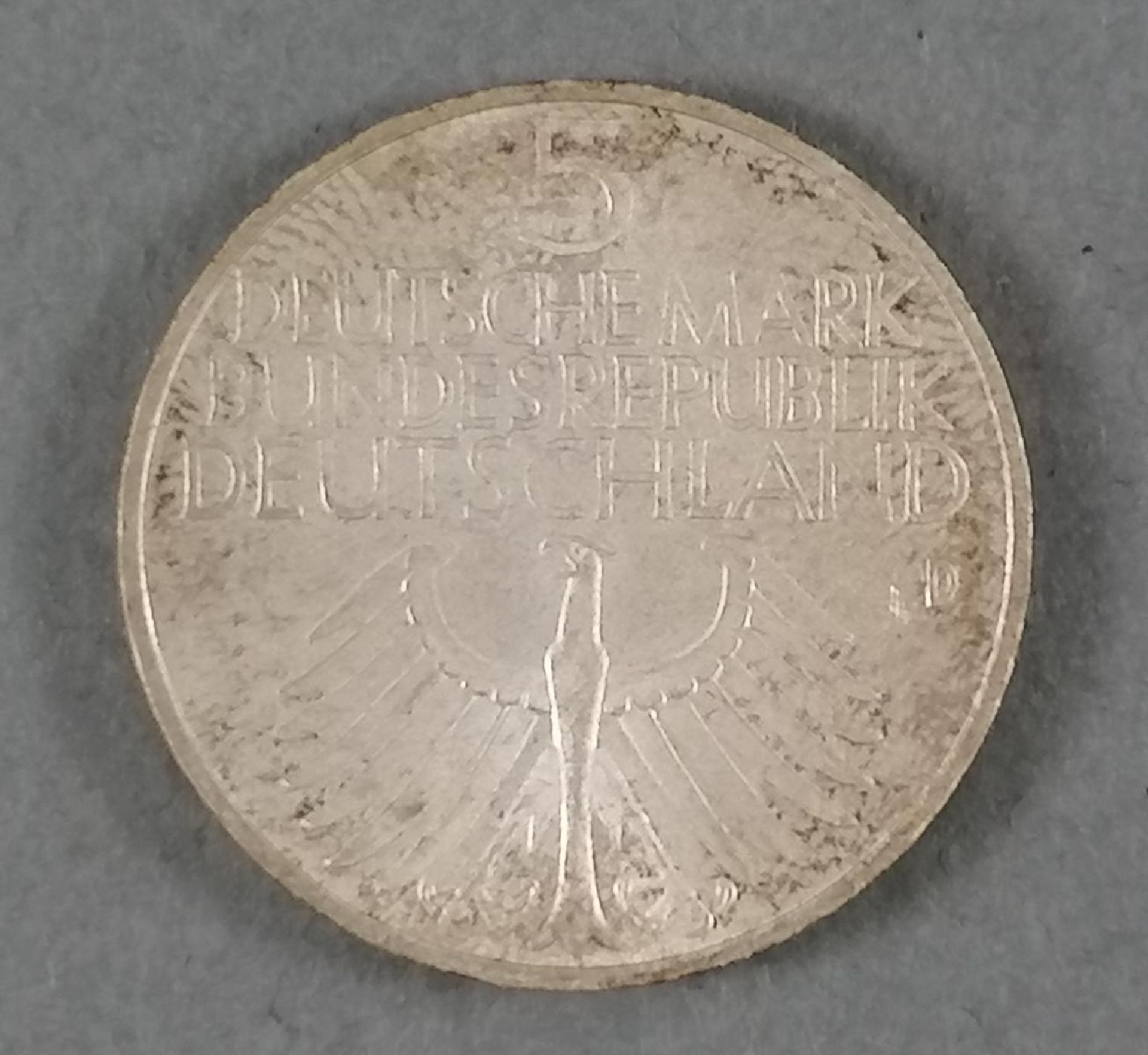 Bundesrepublik Deutschland, 5 Mark 1952 D Germanisches Museum - Bild 2 aus 2