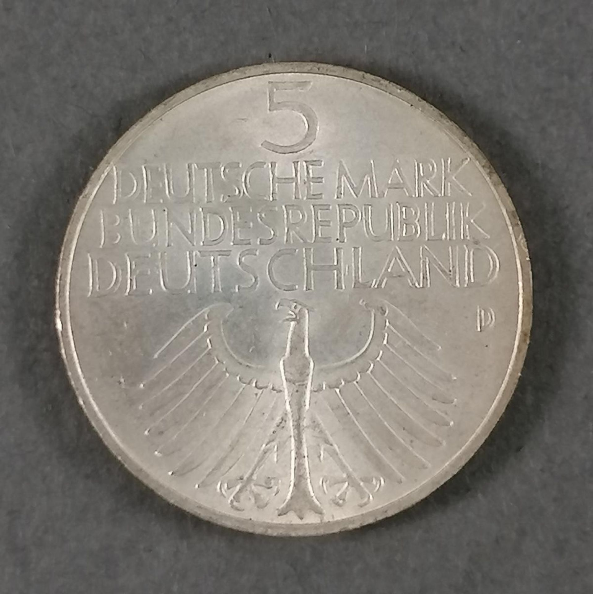Bundesrepublik Deutschland, 5 Mark 1952 D Germanisches Museum - Bild 2 aus 2