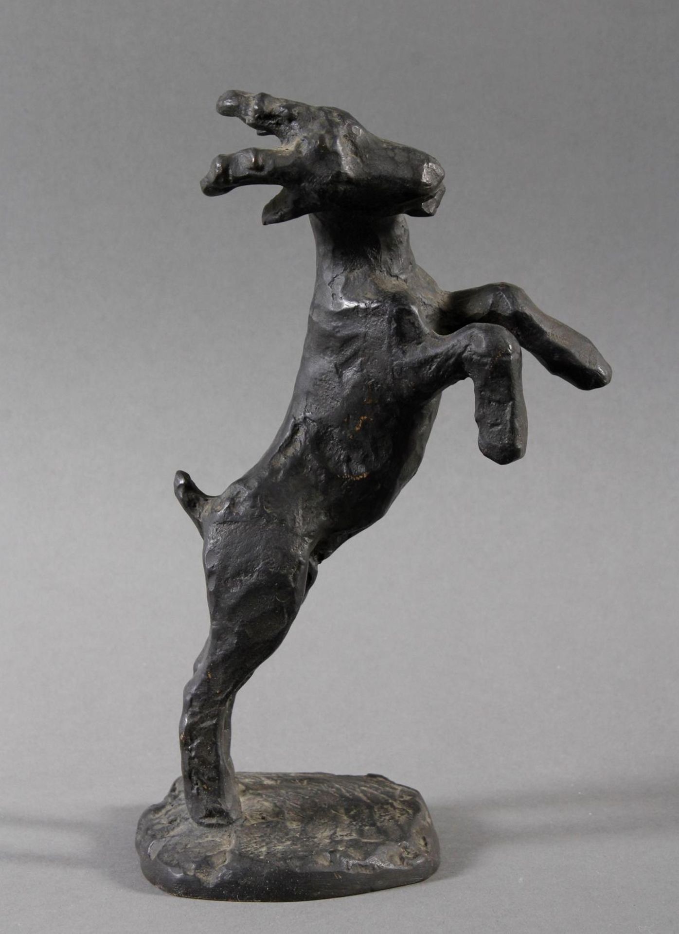 Bronze, Aufsteigender Ziegenbock - Image 2 of 7