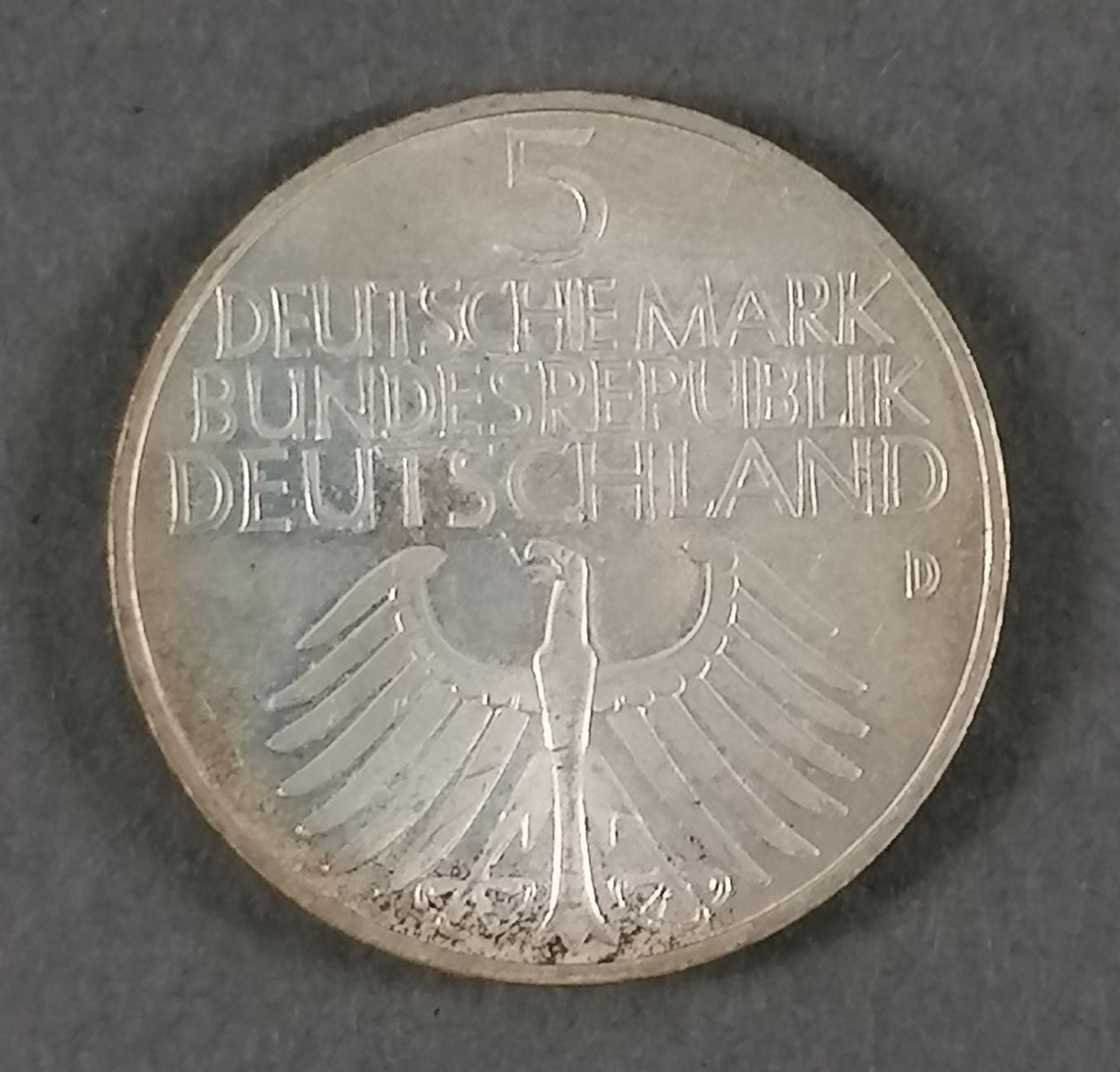 Bundesrepublik Deutschland, 5 Mark 1952 D Germanisches Museum - Bild 2 aus 2