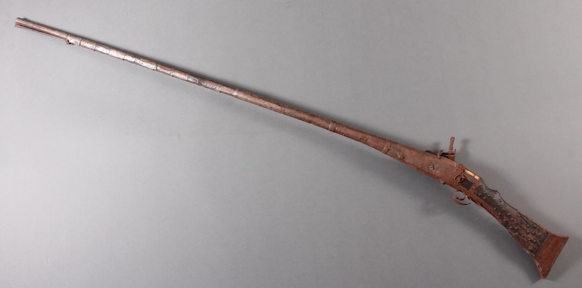 Antikes Steinschloßgewehr
