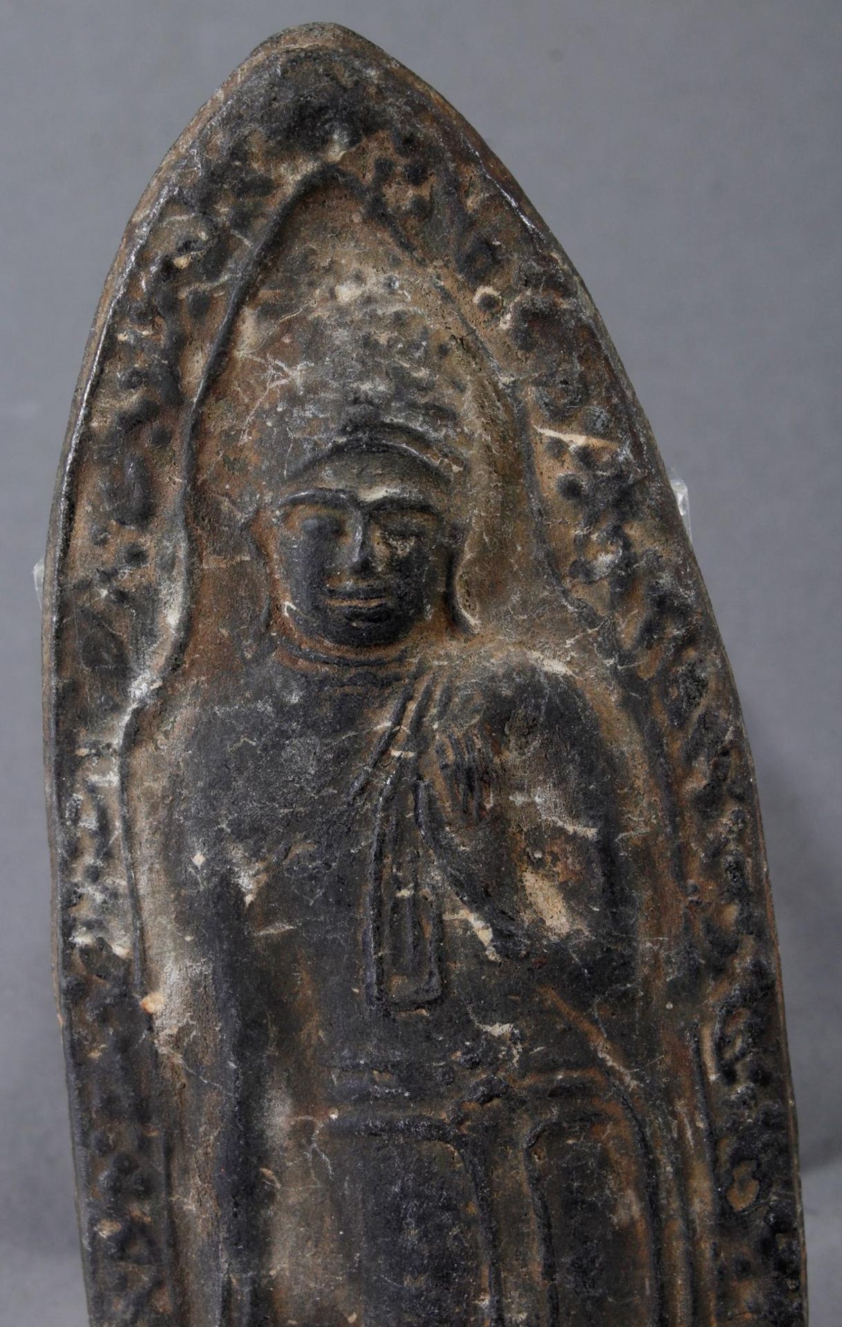 Bronze-Plakette, Thailand 17. 18. Jahrhundert - Image 2 of 5