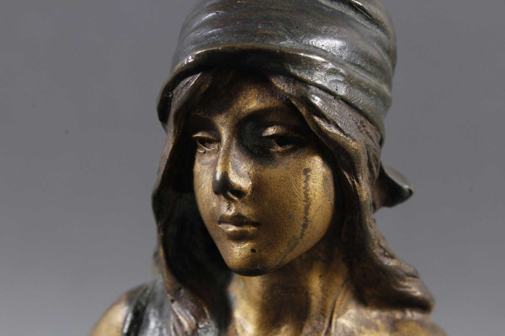 Bronze Frauenskulptur, Esmeralda, Emanuel Villanis (1958-1914) - Image 11 of 11