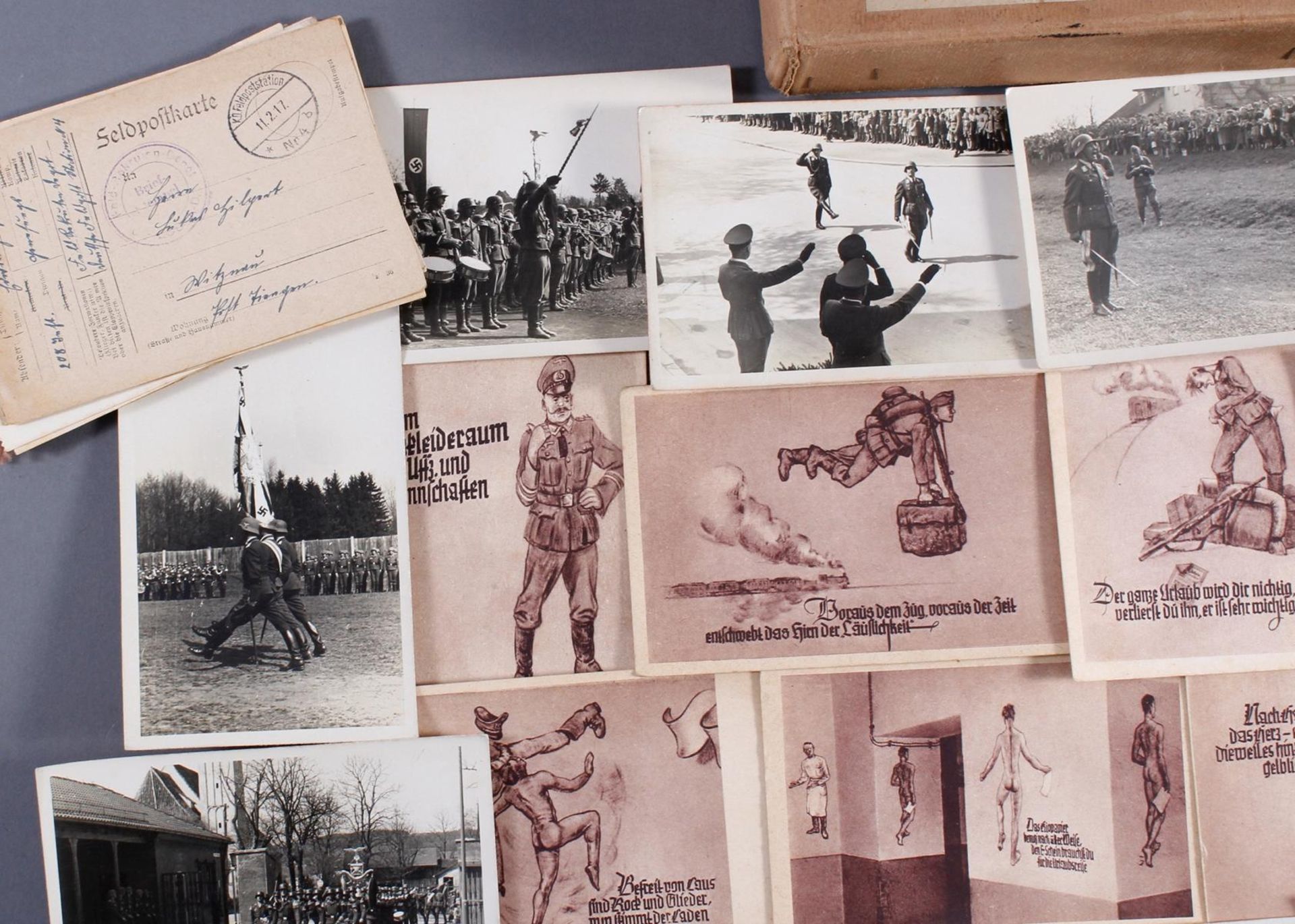 Feldpostbriefe Fotos und Postkarten aus der Zeit des 1. und 2. WK - Image 2 of 6