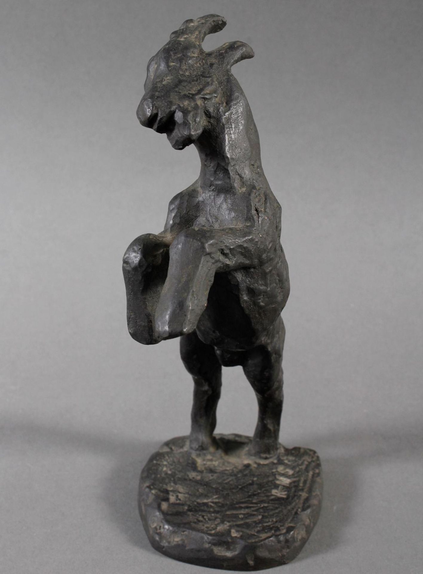 Bronze, Aufsteigender Ziegenbock - Image 3 of 7