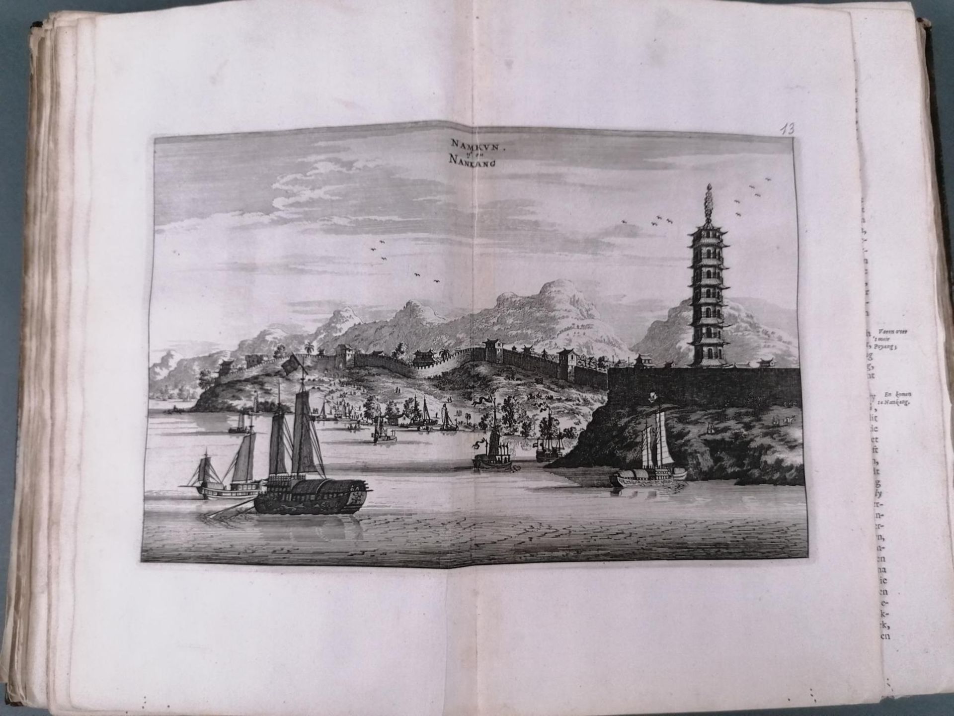 Nieuhofs China-Buch. 1665. (Die Gesandtschaft der Niederländischen Ostindienkompanie an den großen T - Image 16 of 26