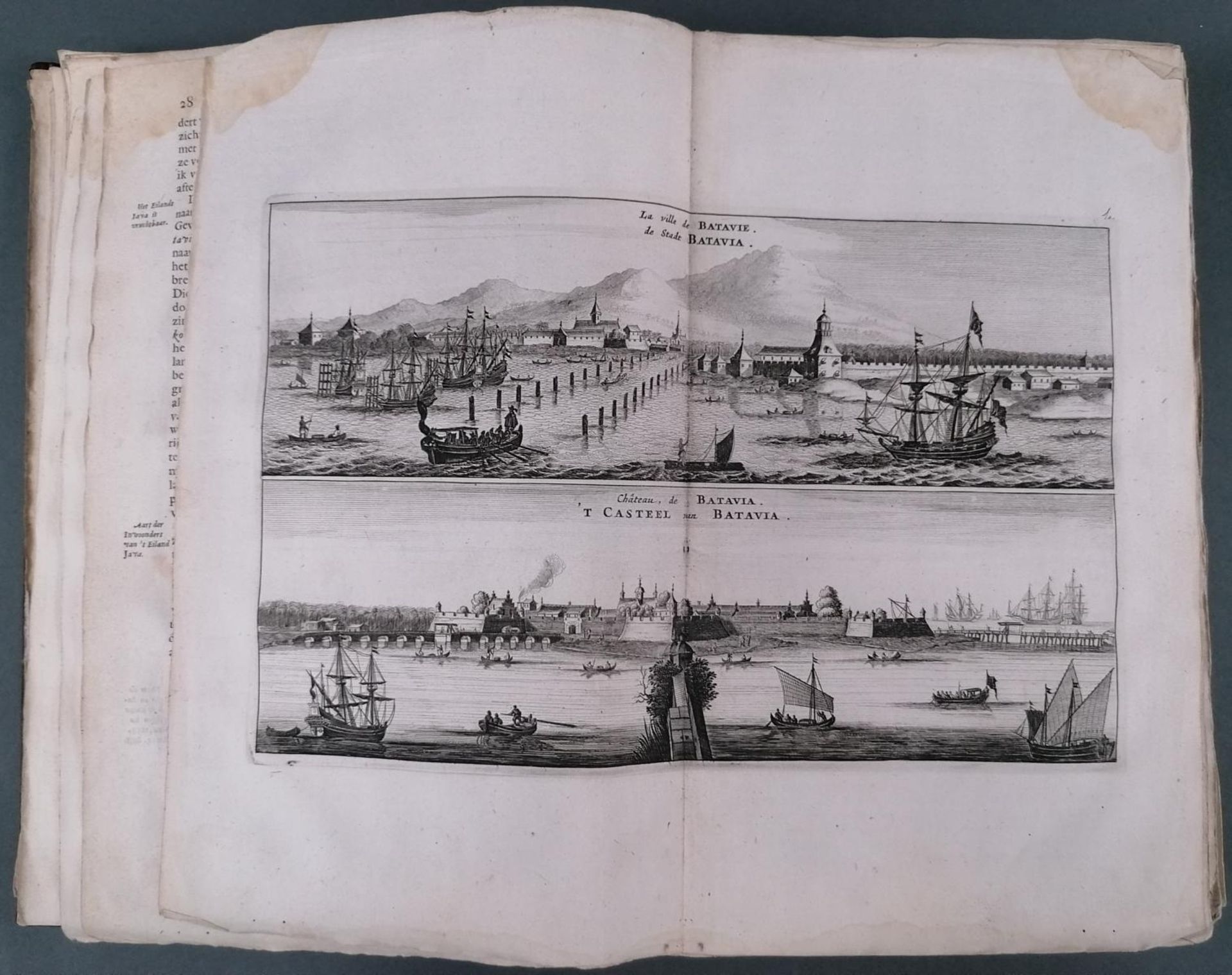 Nieuhofs China-Buch. 1665. (Die Gesandtschaft der Niederländischen Ostindienkompanie an den großen T - Image 10 of 26