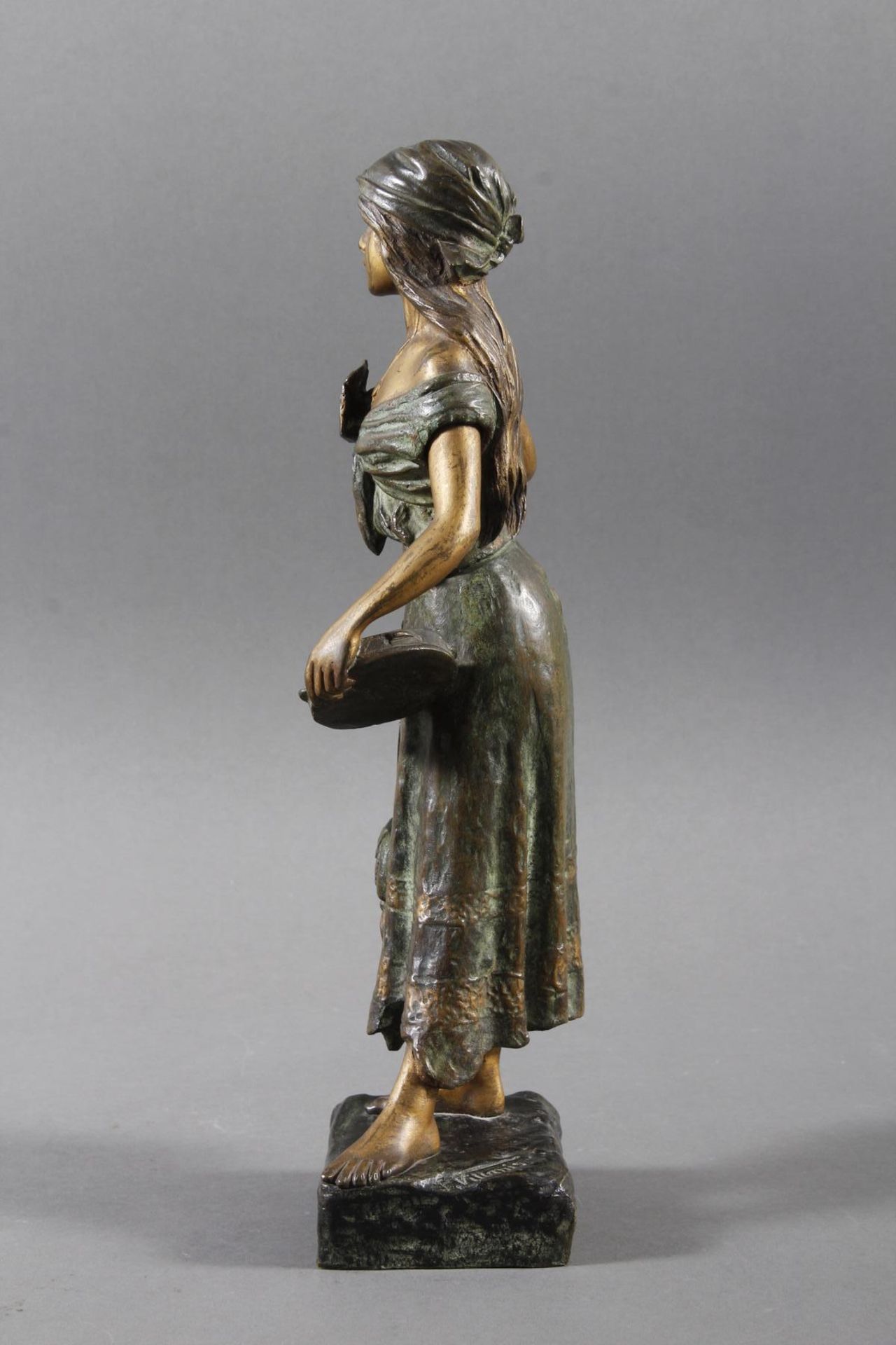 Bronze Frauenskulptur, Esmeralda, Emanuel Villanis (1958-1914) - Image 7 of 11