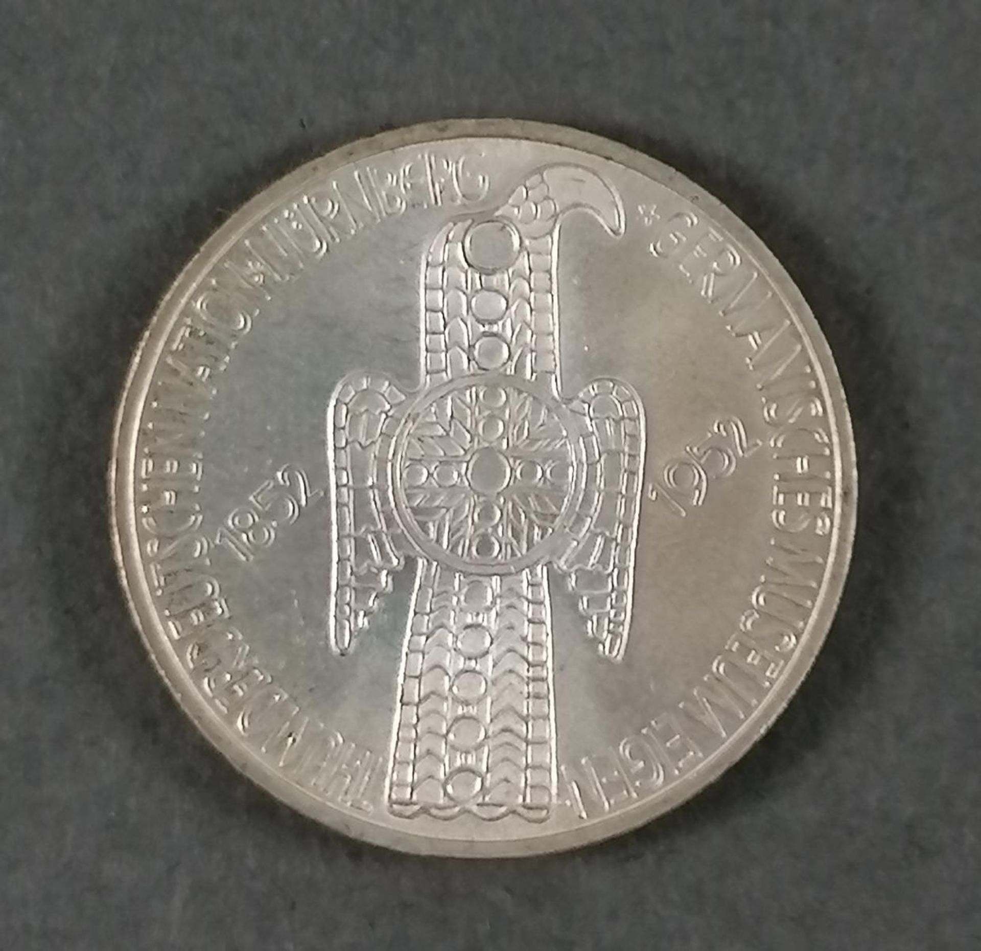 Bundesrepublik Deutschland, 5 Mark 1952 D Germanisches Museum