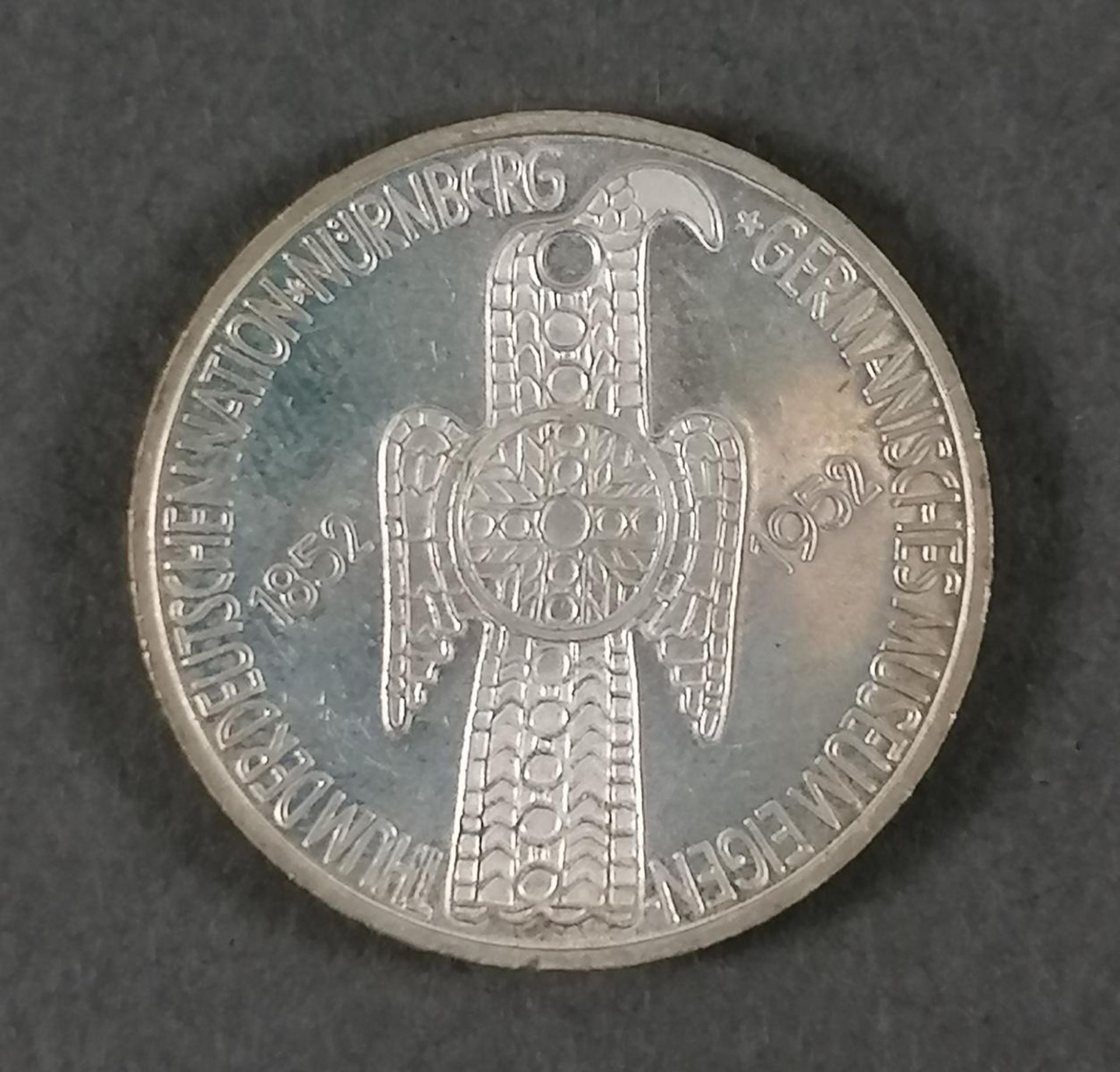 Bundesrepublik Deutschland, 5 Mark 1952 D Germanisches Museum