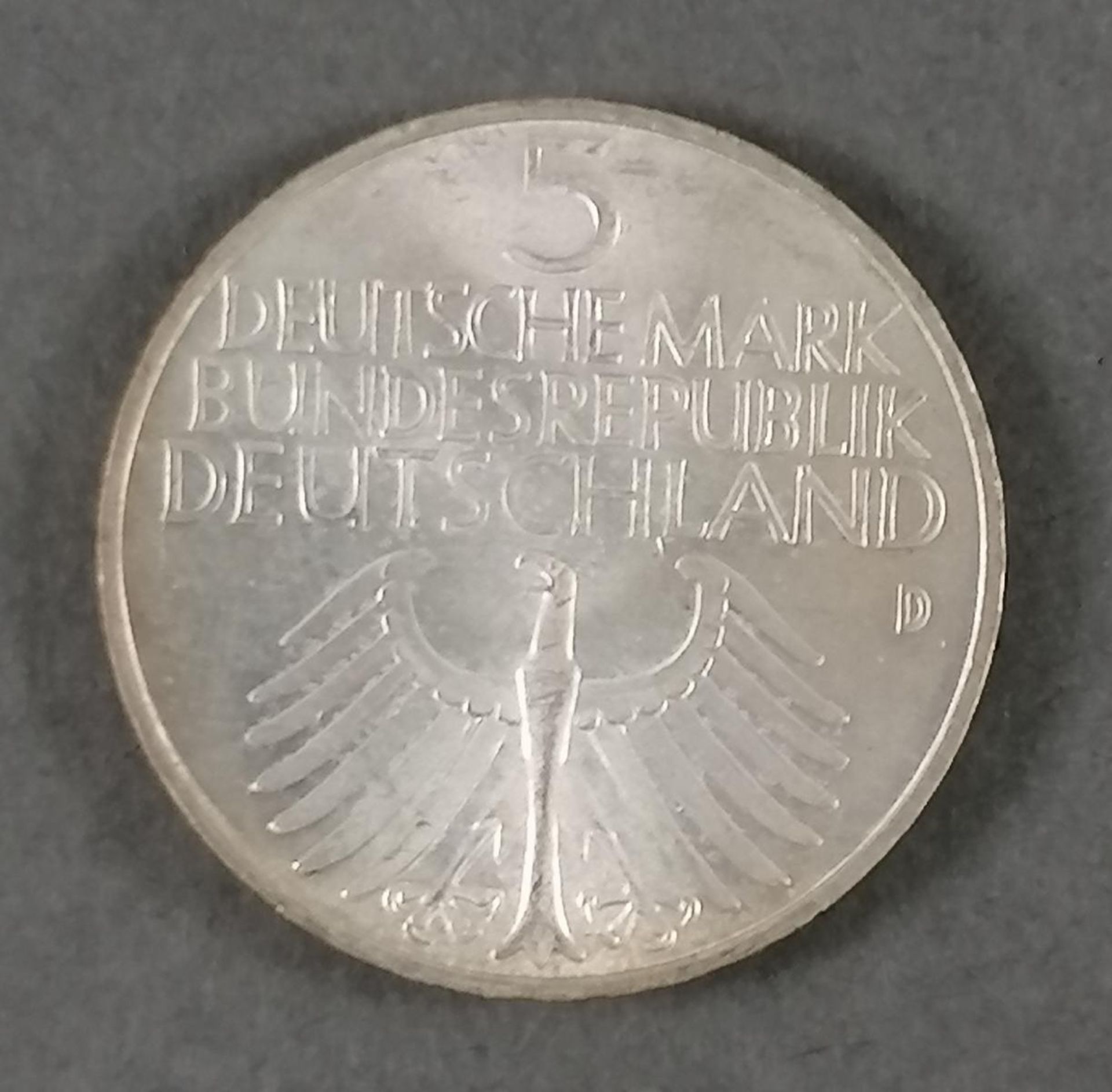 Bundesrepublik Deutschland, 5 Mark 1952 D Germanisches Museum - Bild 2 aus 2