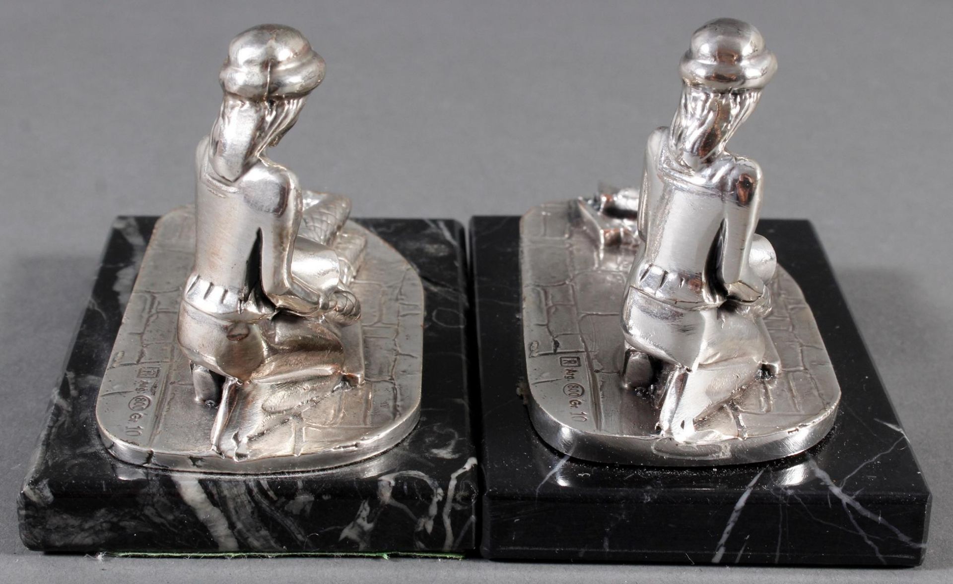 2 Skulpturen aus 800er Silber - Image 3 of 9