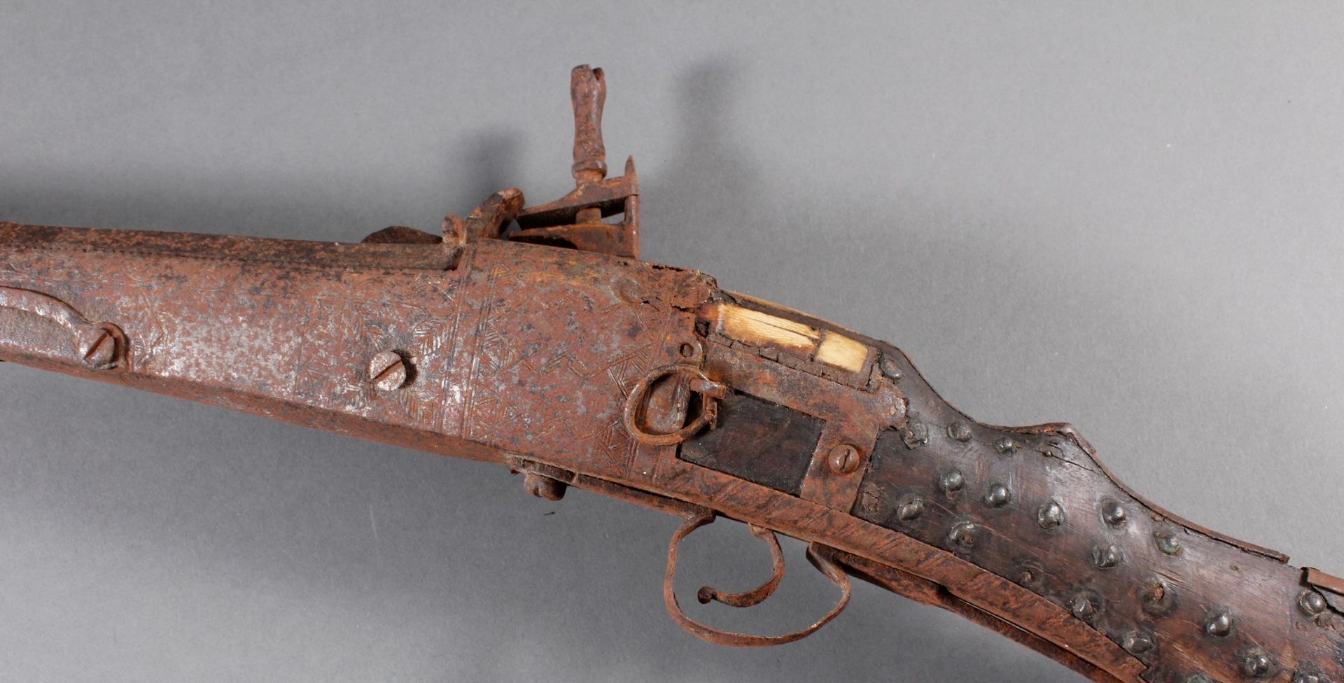 Antikes Steinschloßgewehr - Image 3 of 5